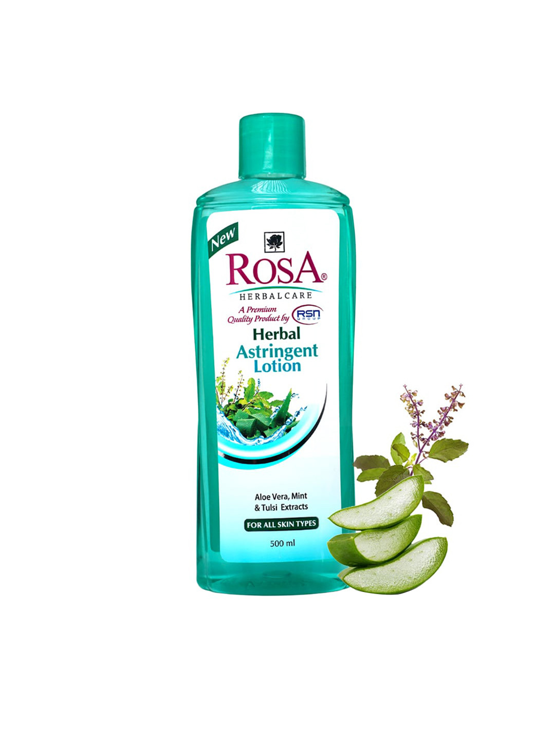 ROSA Herbal Care Astringent Lotion With Aloevera & Mint - 500ml