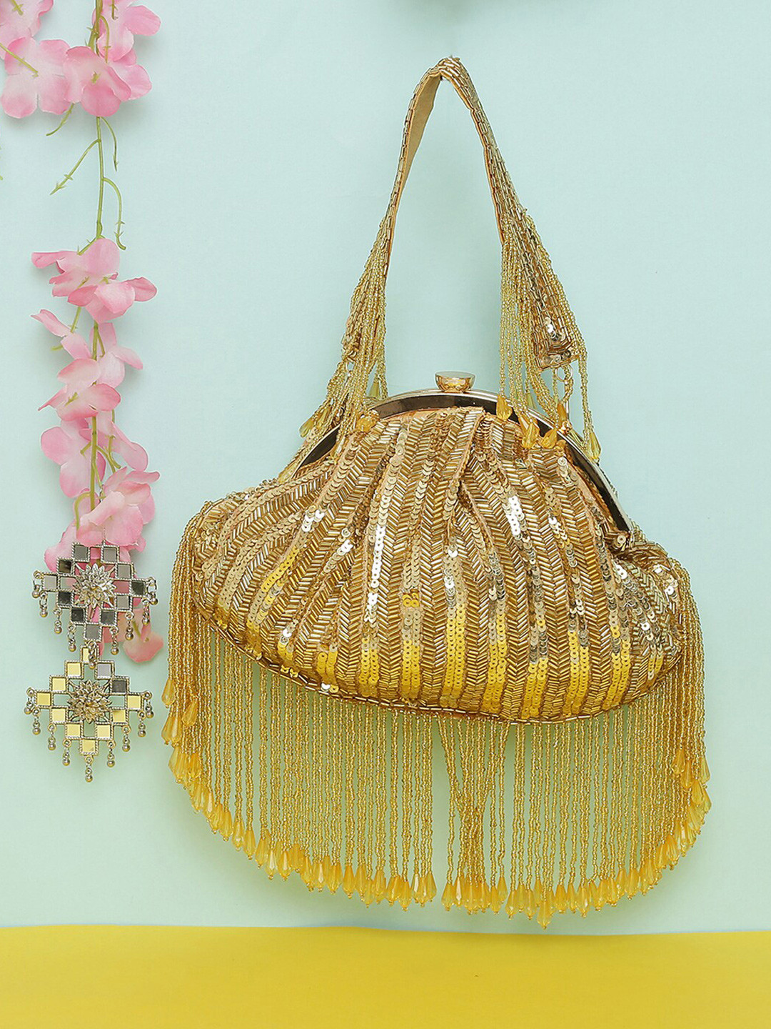 VASTANS Embellished Box Clutch