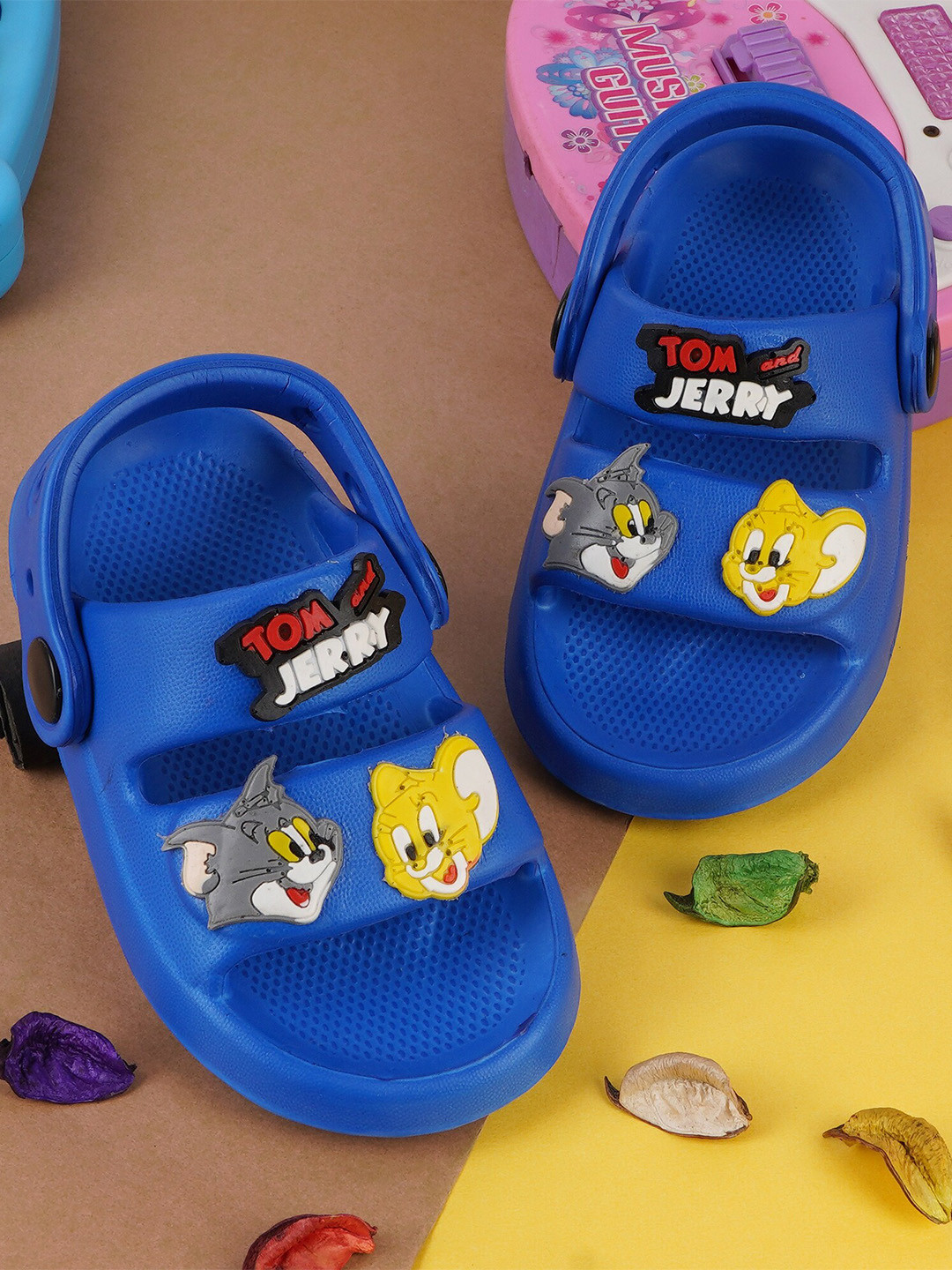 BAESD Kids Tom & Jerry Self Design Rubber Clogs
