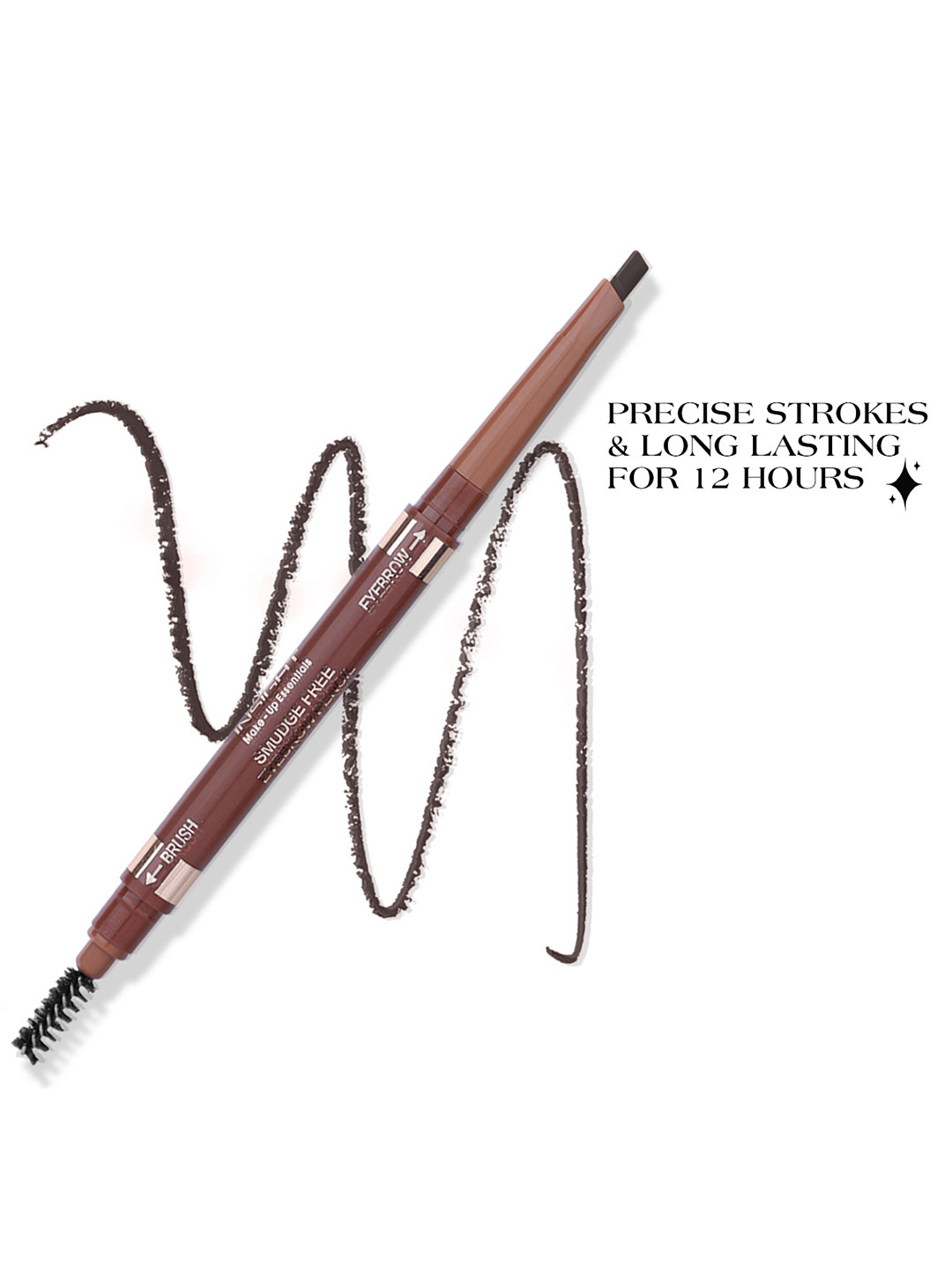 Insight Cosmetics Long Lasting Smudge Free Eyebrow Pencil - Brown