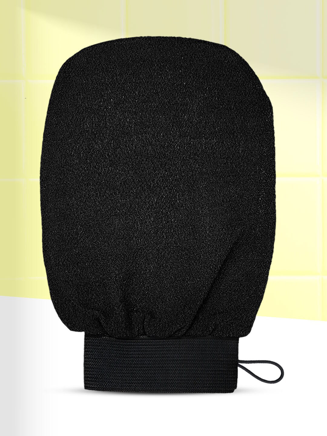 MATRA Exfoliating Bath Glove For Deep Cleansing & Dead Skin - Black