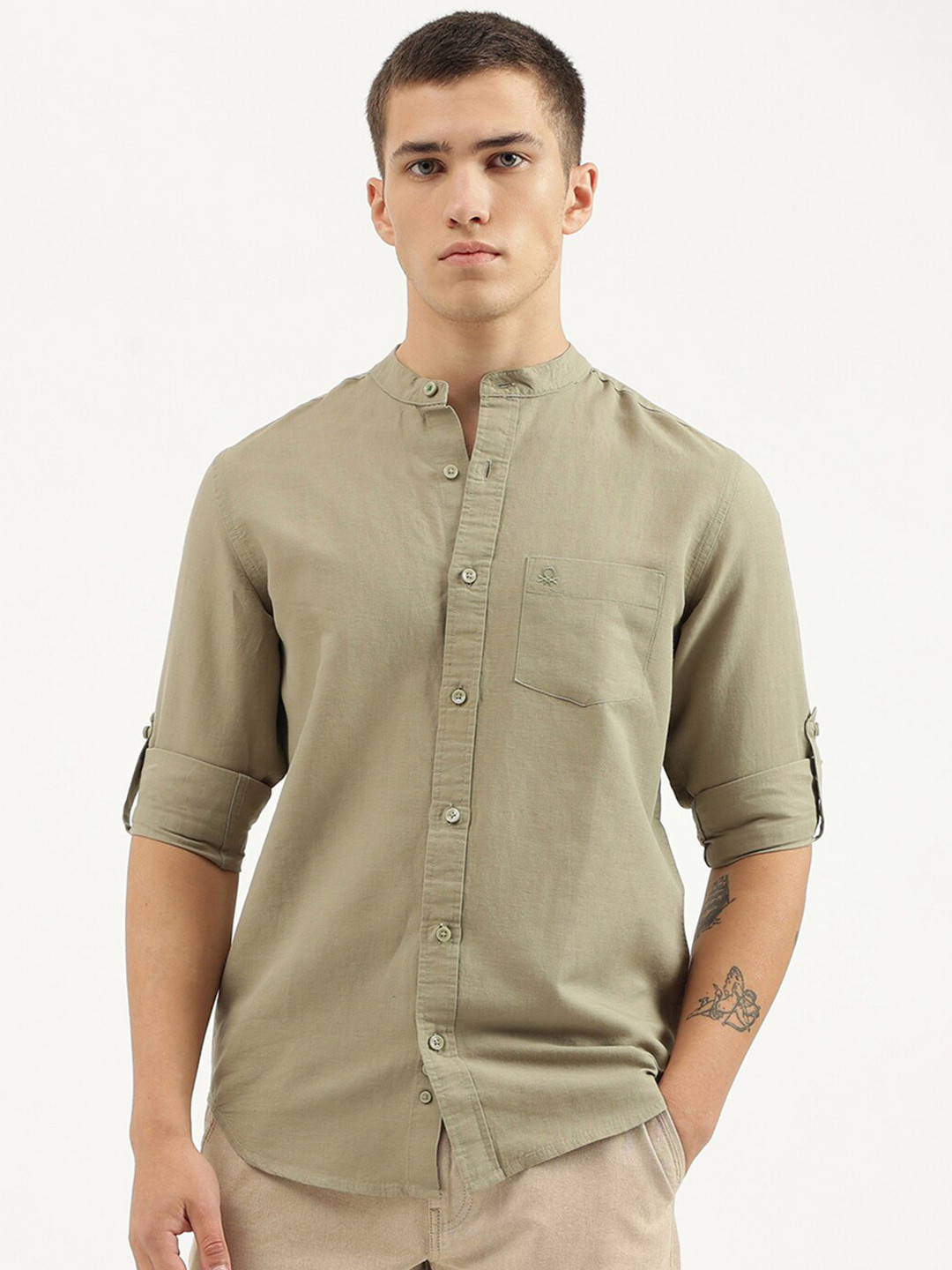 United Colors of Benetton Opaque Casual Shirt