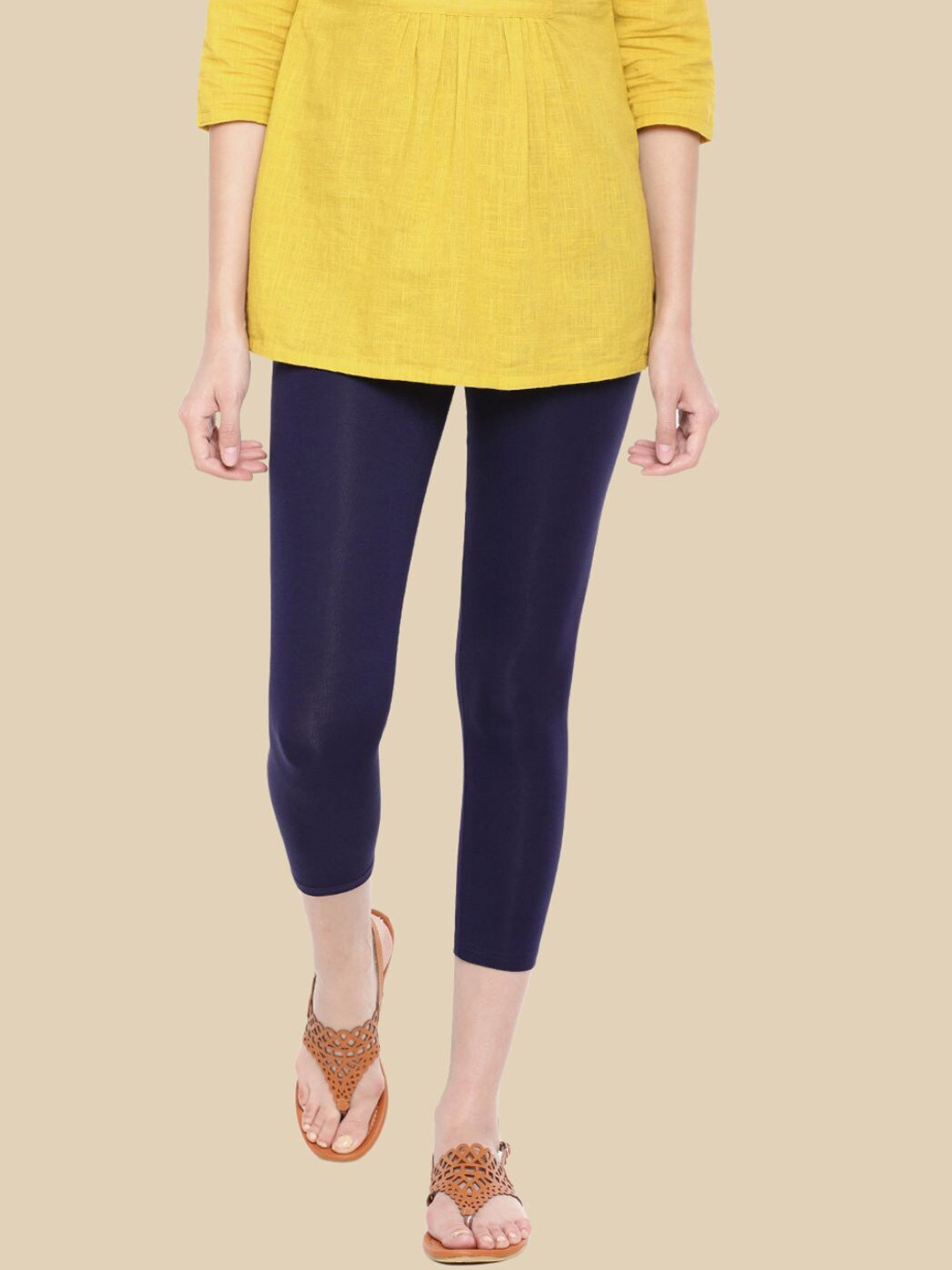 De Moza Women Viscose Rayon Three Fourth-Length Leggings