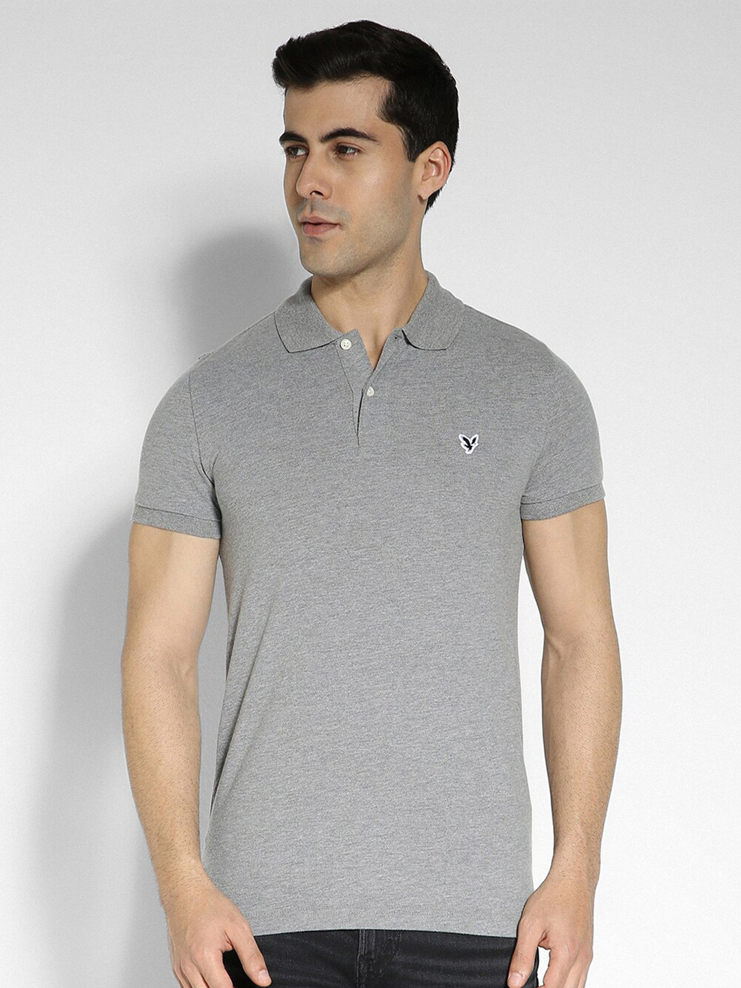 AMERICAN EAGLE OUTFITTERS Polo Collar Slim Fit Short Sleeves Casual T-shirt