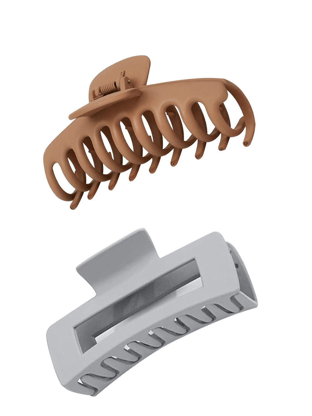 Xivir Set of 2 Rectangular & Jumbo Hair Claw Clips