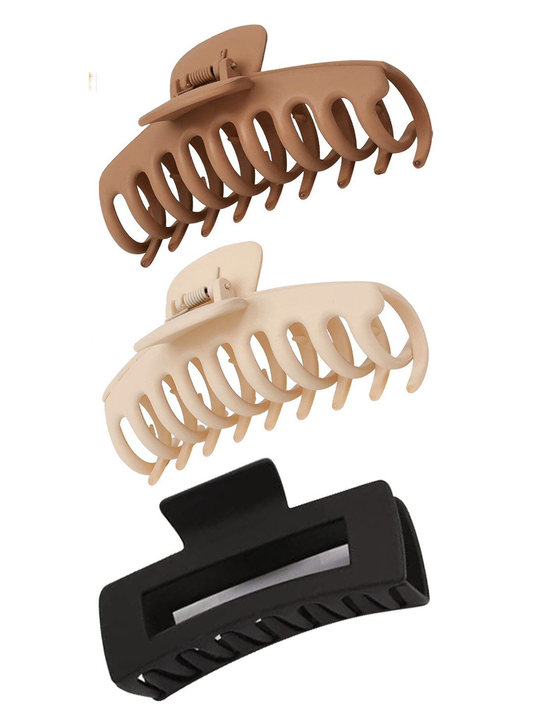 Xivir Set of 3 Spiral Claw Clip