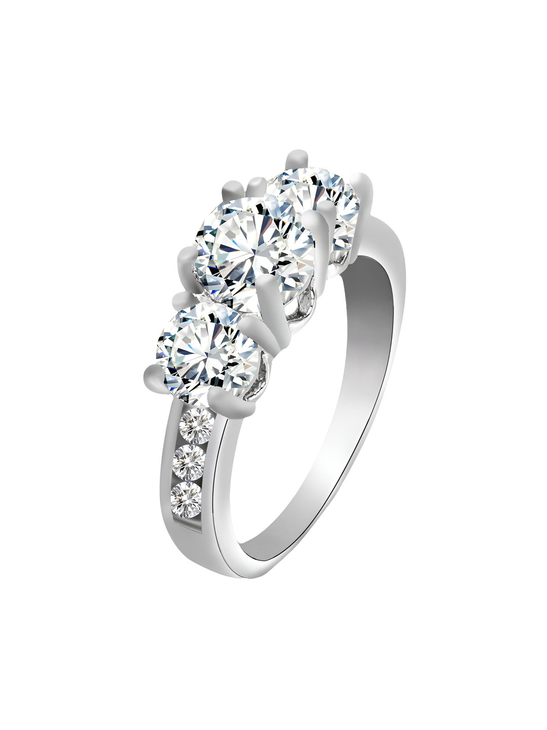 Goho Elegant Finger Ring With Brilliant Cut