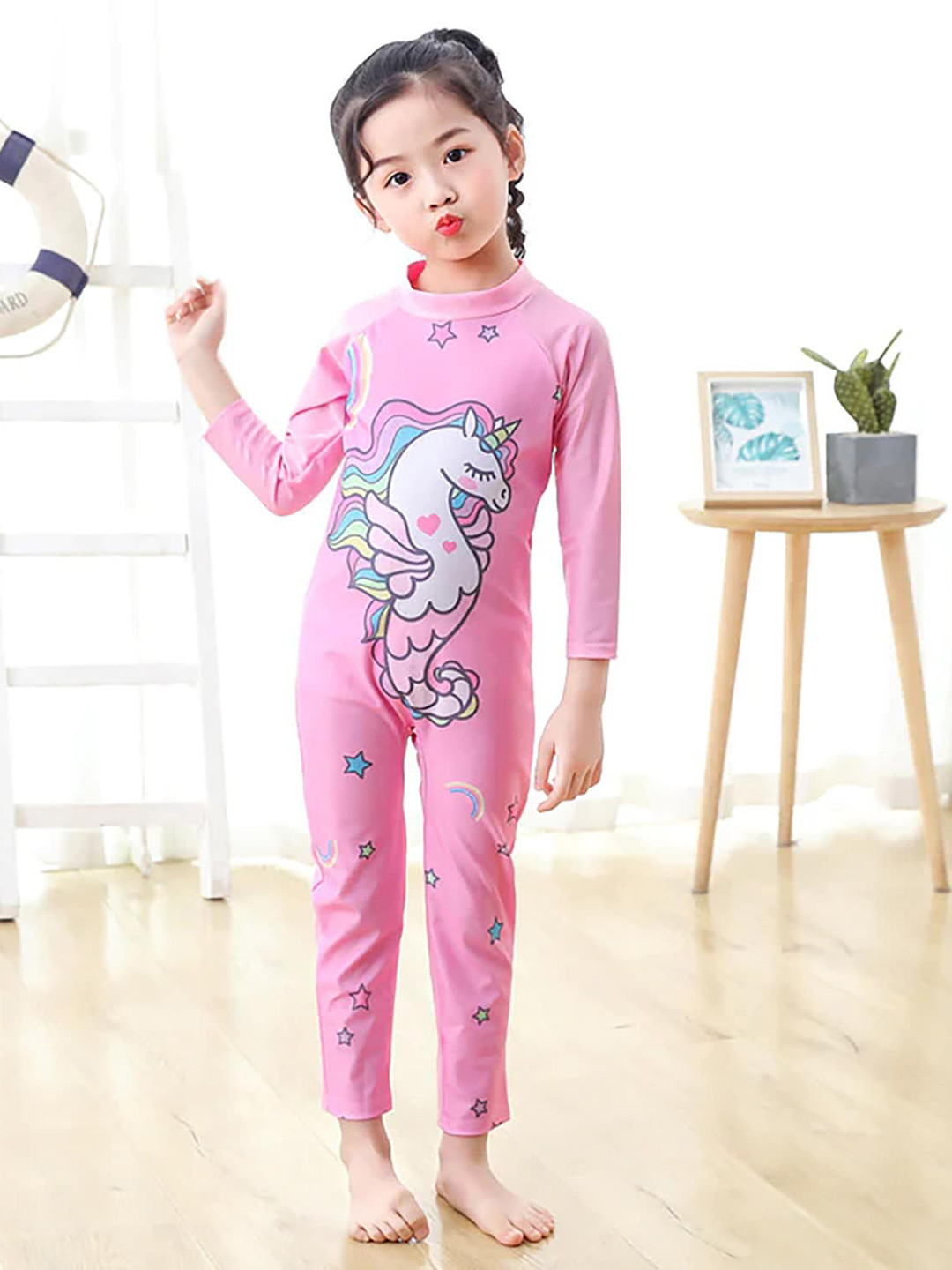 SYGA Kids Graphic Printed Legsuit