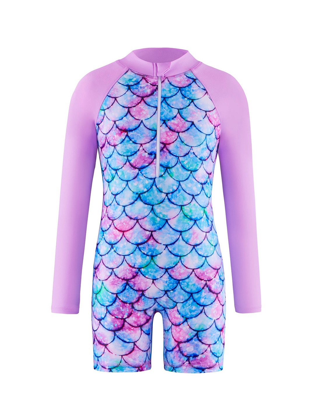 SYGA Kids Printed Long-Sleeved Sun Protection Legsuit