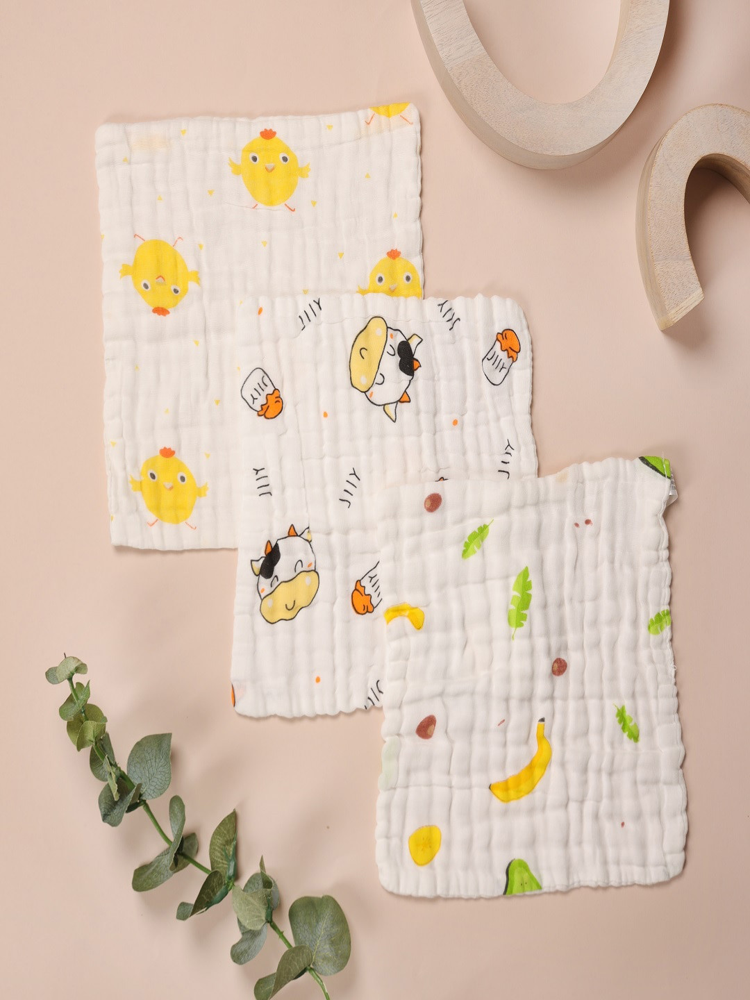 KICKS & CRAWL Kids 3-Pcs Printed Baby Gear & Nursery