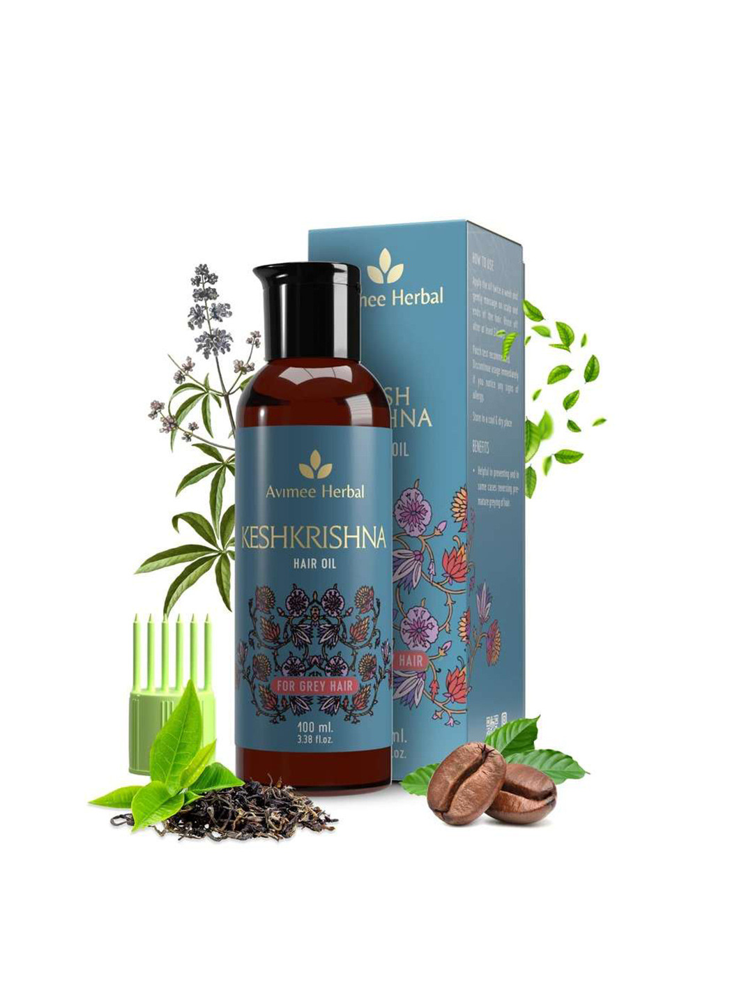 Avimee Herbal Keshkrishna Hair Oil - 100 ml