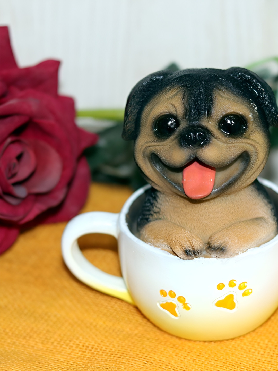 GW CREATIONS Brown Polyresin Figurine Showpiece