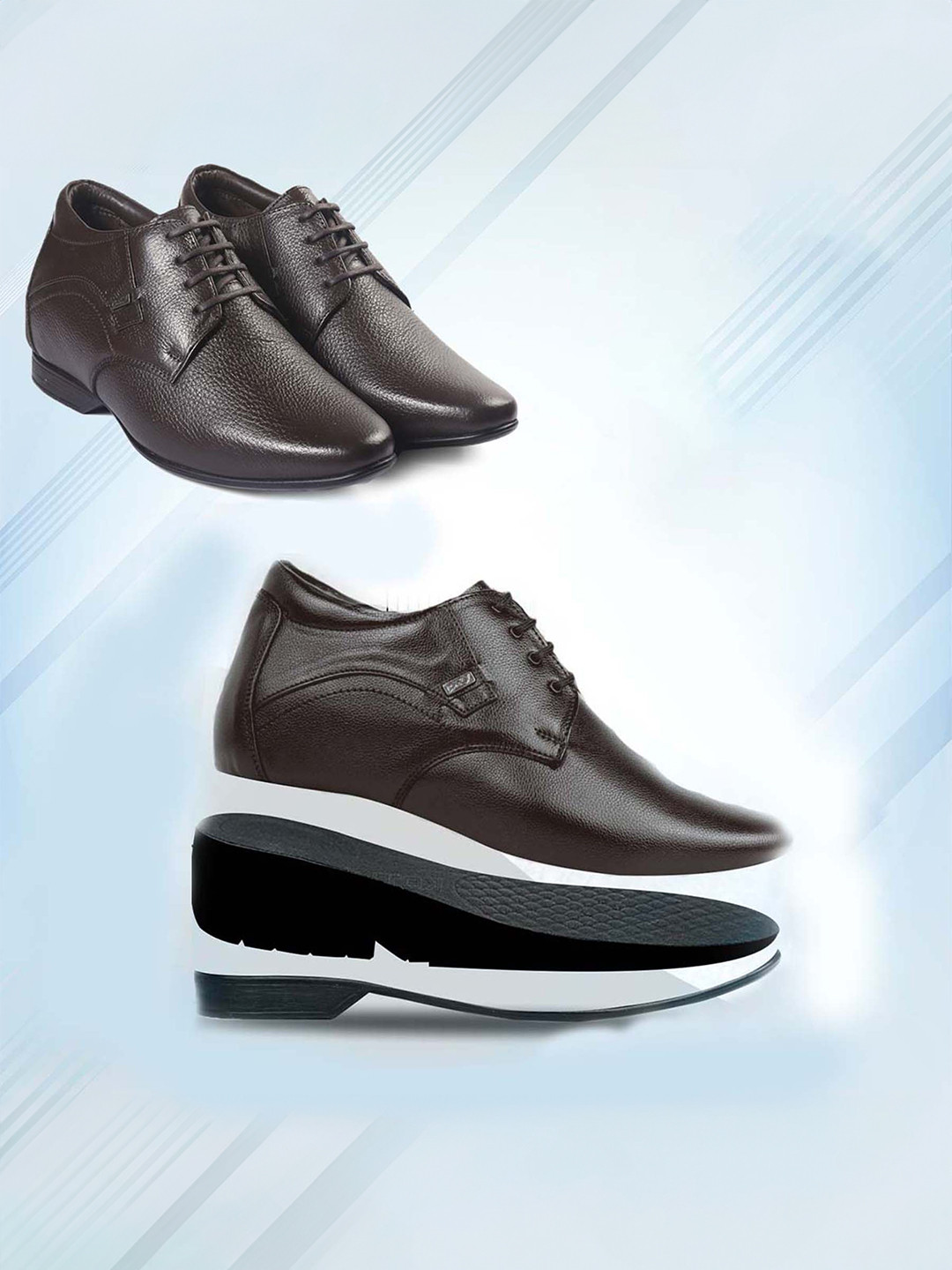 Bxxy Men's 3 Inch Hidden Elevator Formal Derby