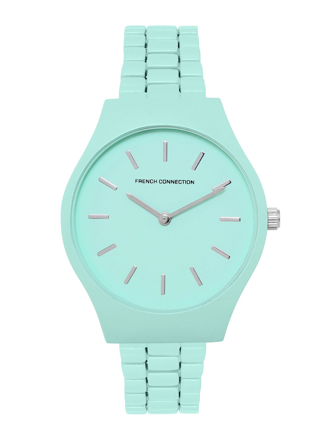 French Connection Women Stainless Steel Bracelet Style Straps Analogue Watch FCS05G