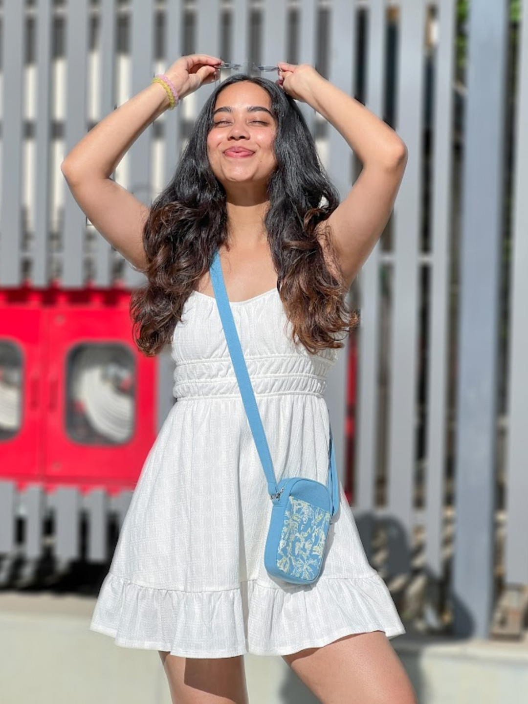 EcoRight Safari Printed Organic Cotton Compact Phone Sling Bag