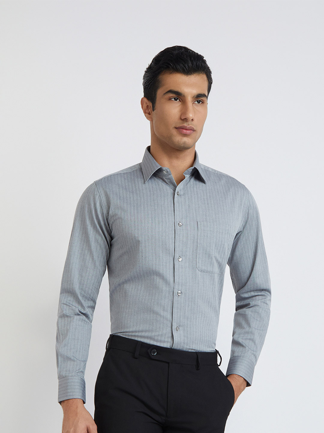 Raymond Pure Cotton Slim Fit Formal Shirt