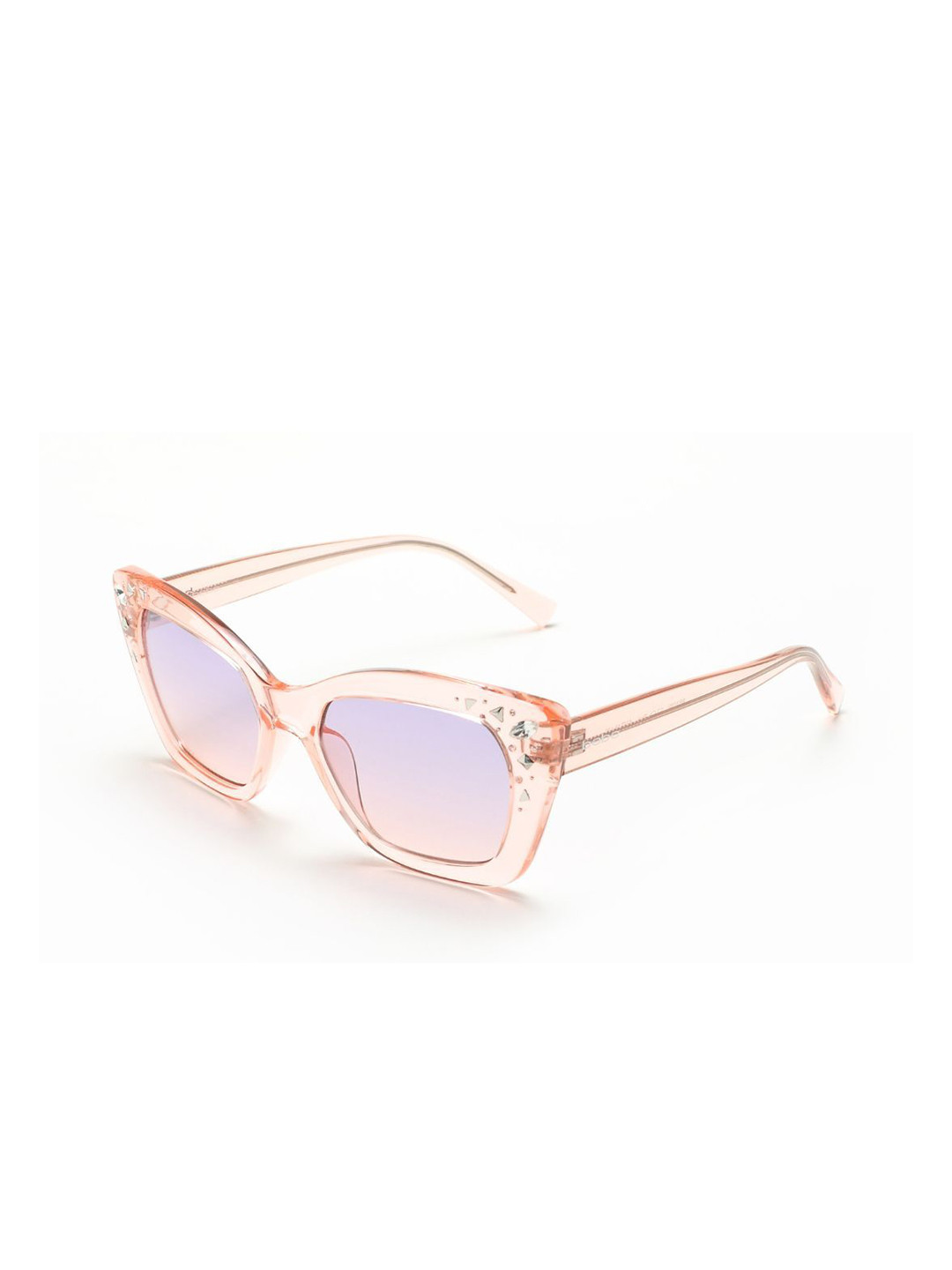 bebe Women Cateye Sunglass with UV Protected Lens BB 3039 C3 53