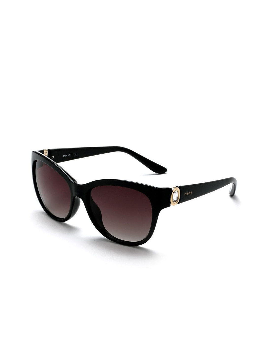 bebe Women Cateye Sunglass With UV Protected Lens BB 3038 C1 57