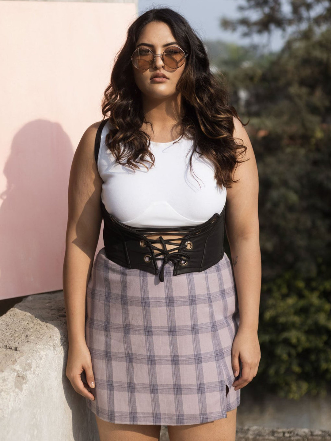 Lea Clothing Co. Leather Wide Tie-up Belt