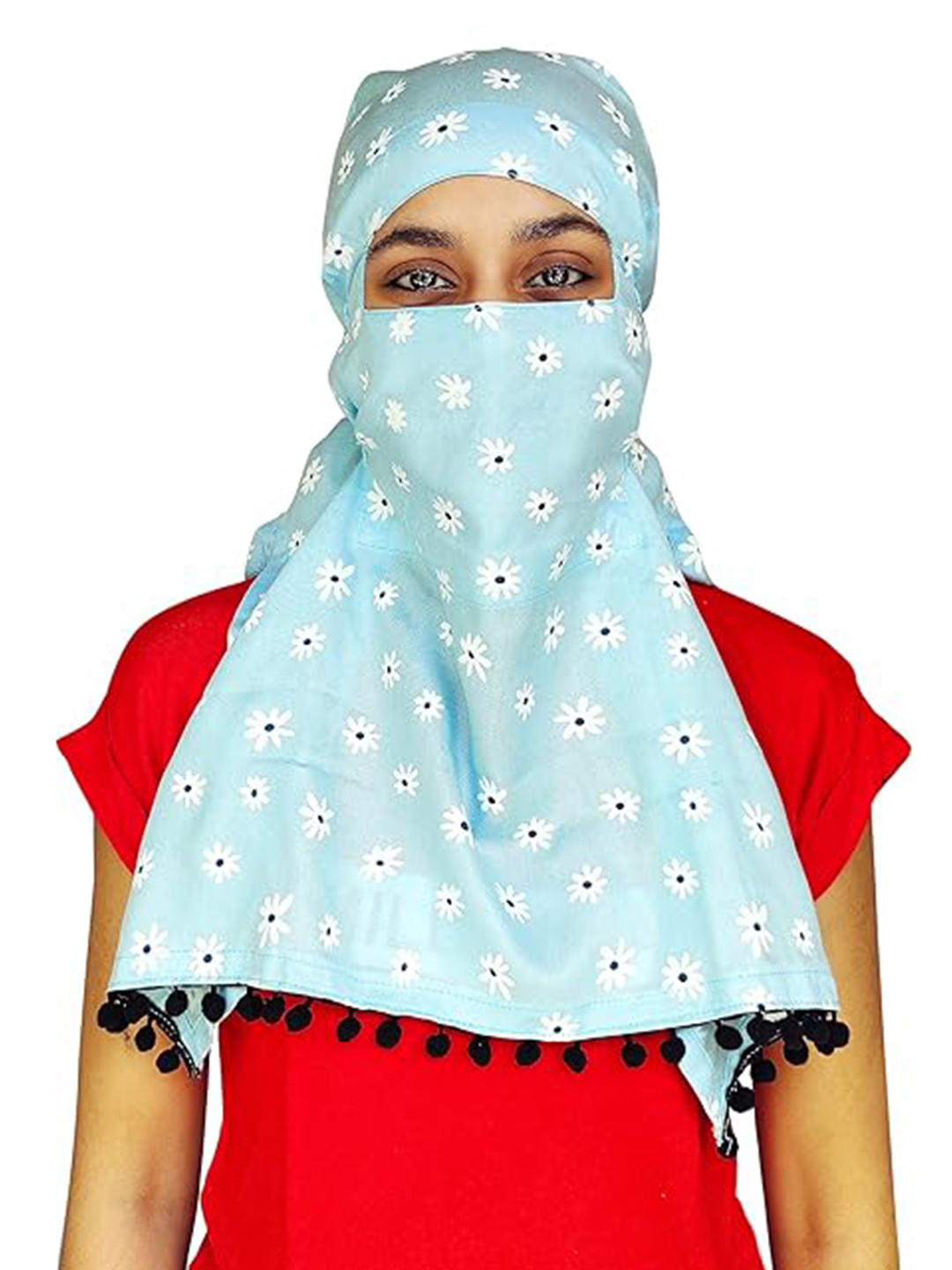 SWITCHON Floral Printed Lightweight & Breathable Scarf