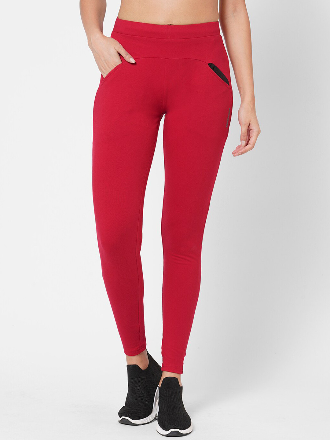 Sweet Dreams Red Mid-Rise Cotton Pyjamas