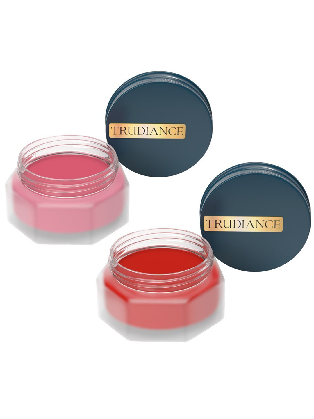 TRUDIANCE Set Of 2 Salve Tint - 8 gm Each - Alphine Sunset & Ruby Red