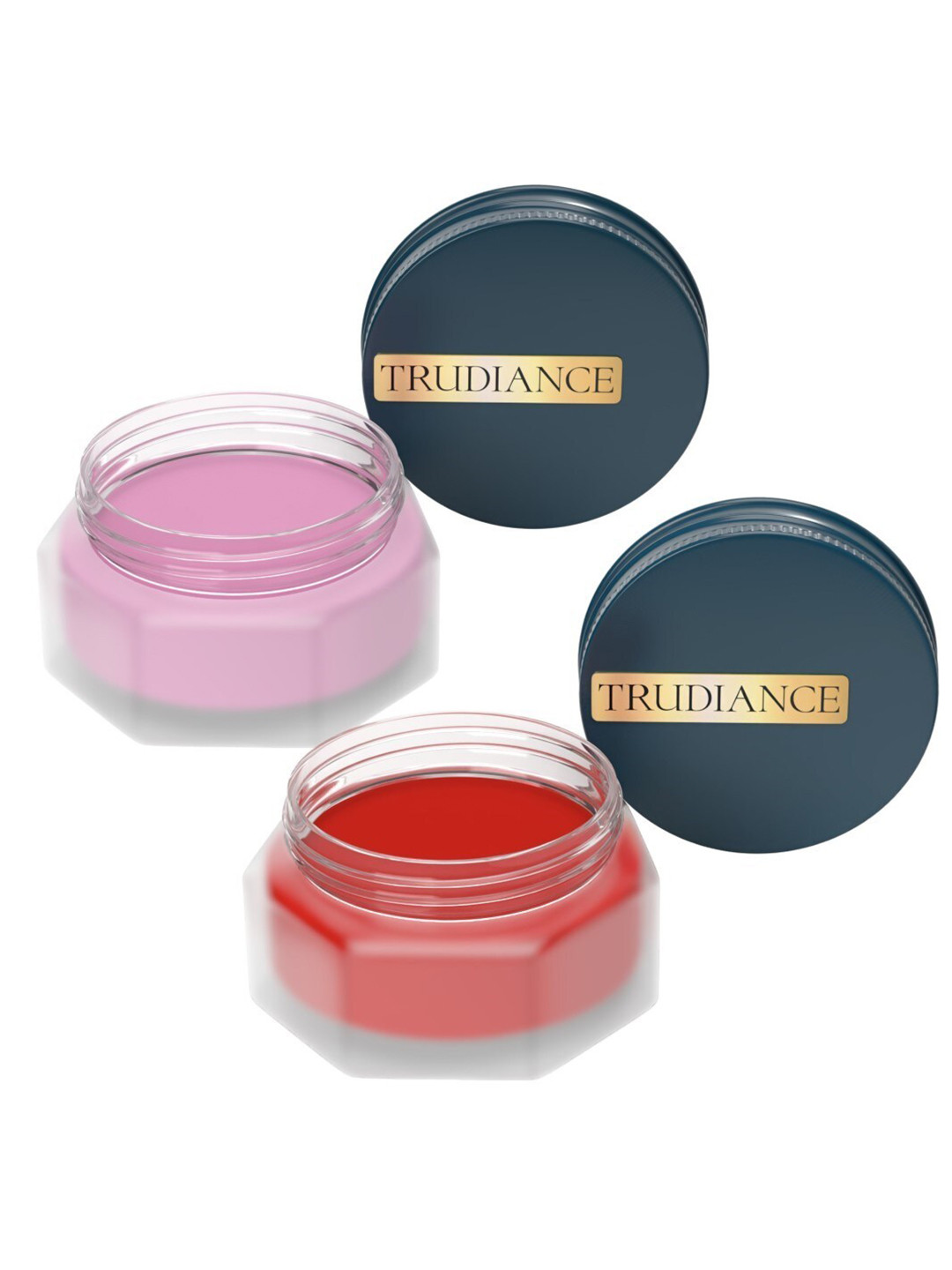 TRUDIANCE Set Of 2 Salve Tint With Brazil Nut - 3g Each - Bougainvillea-Ruby Red