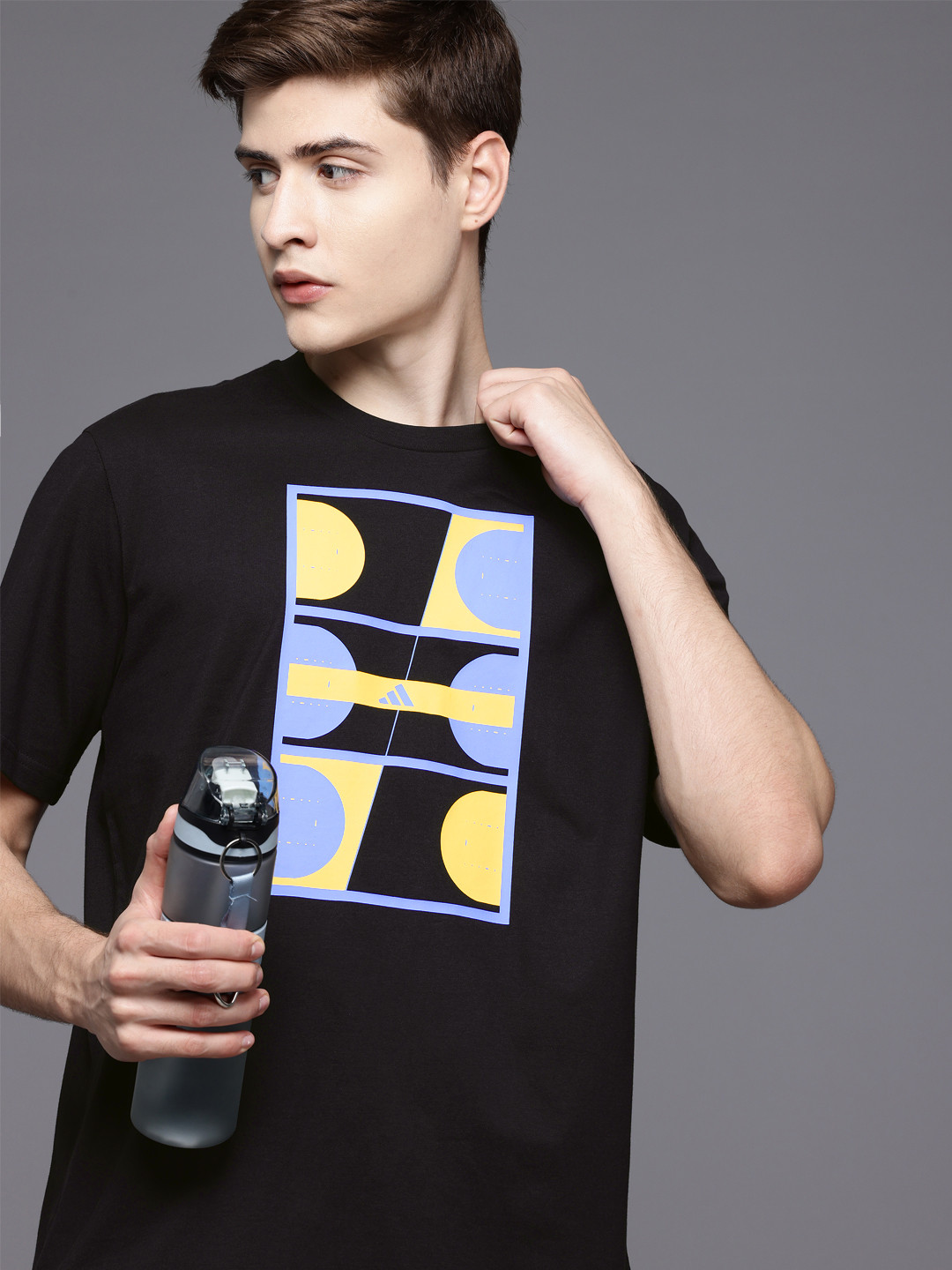 ADIDAS Originals Printed Pure Cotton Fdt Photo T-shirt