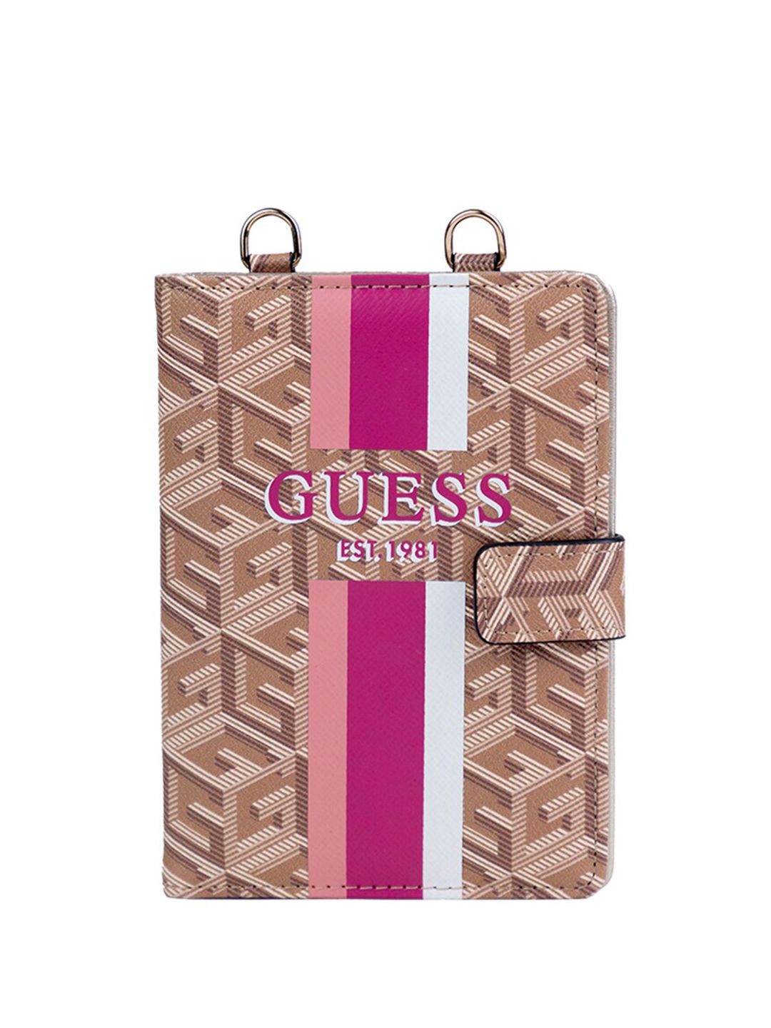 Guess passport holder best sale