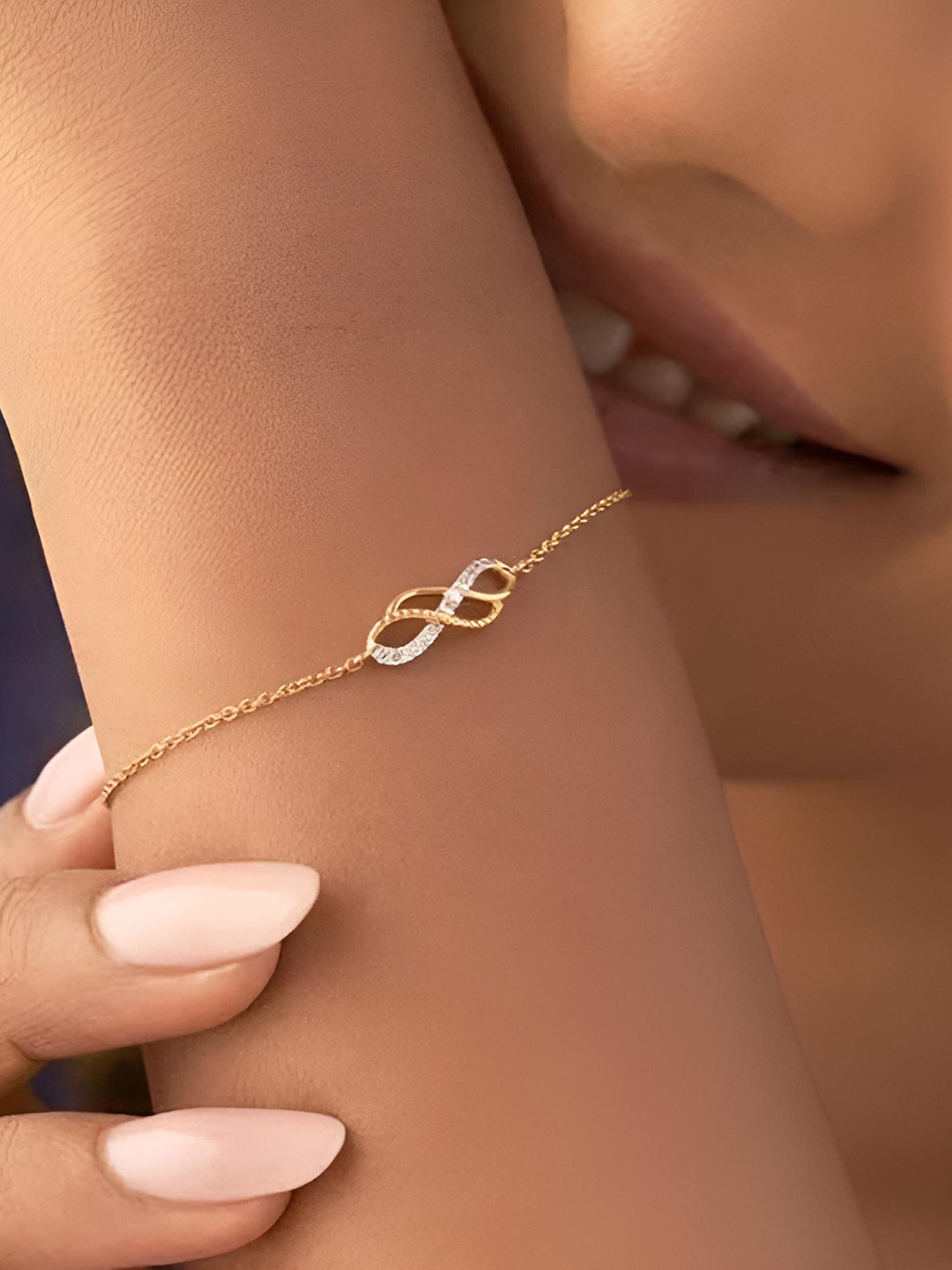 Goho Artificial Stones Link Bracelet