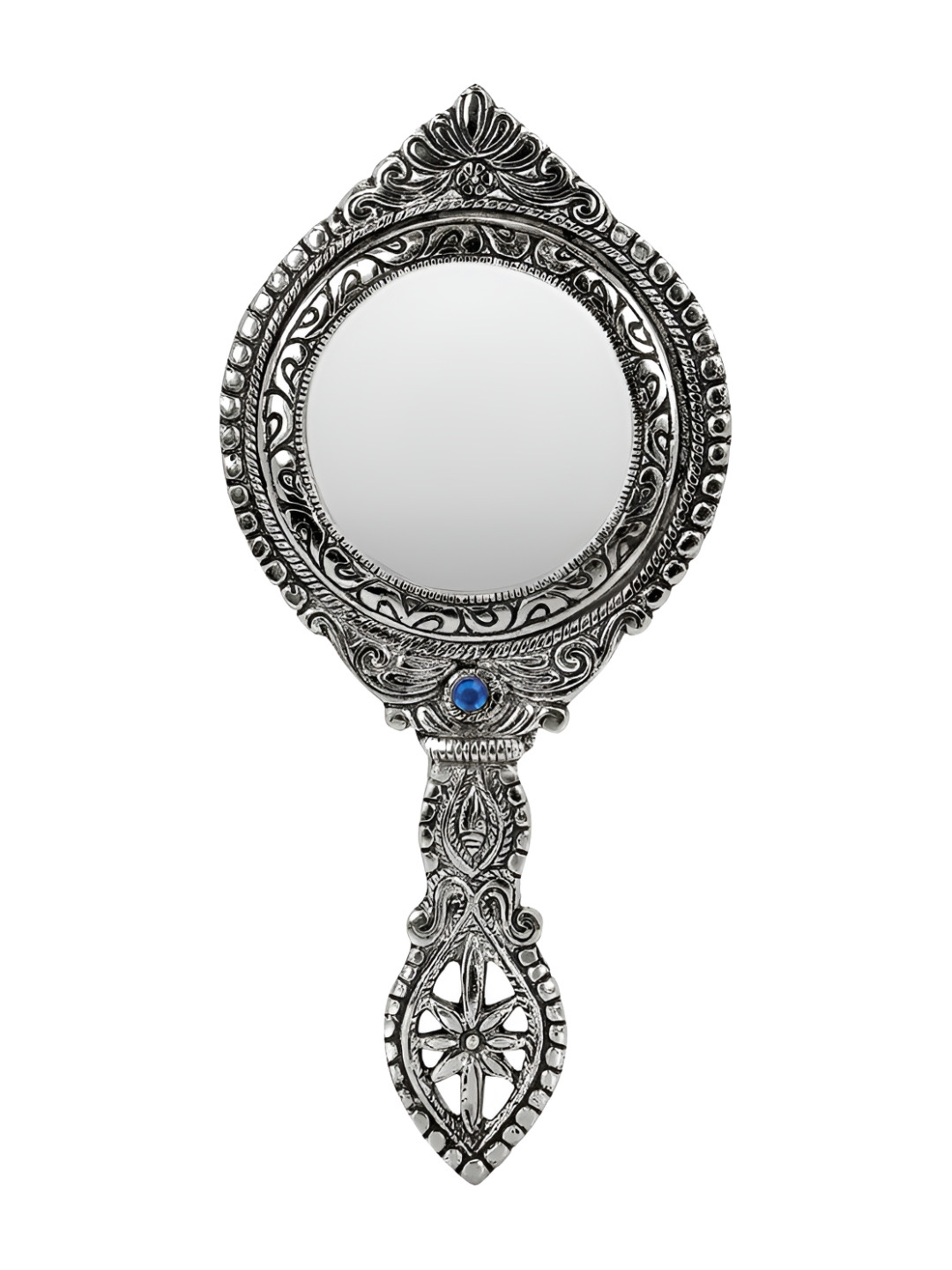 NM Grey Double Side Hand Mirror