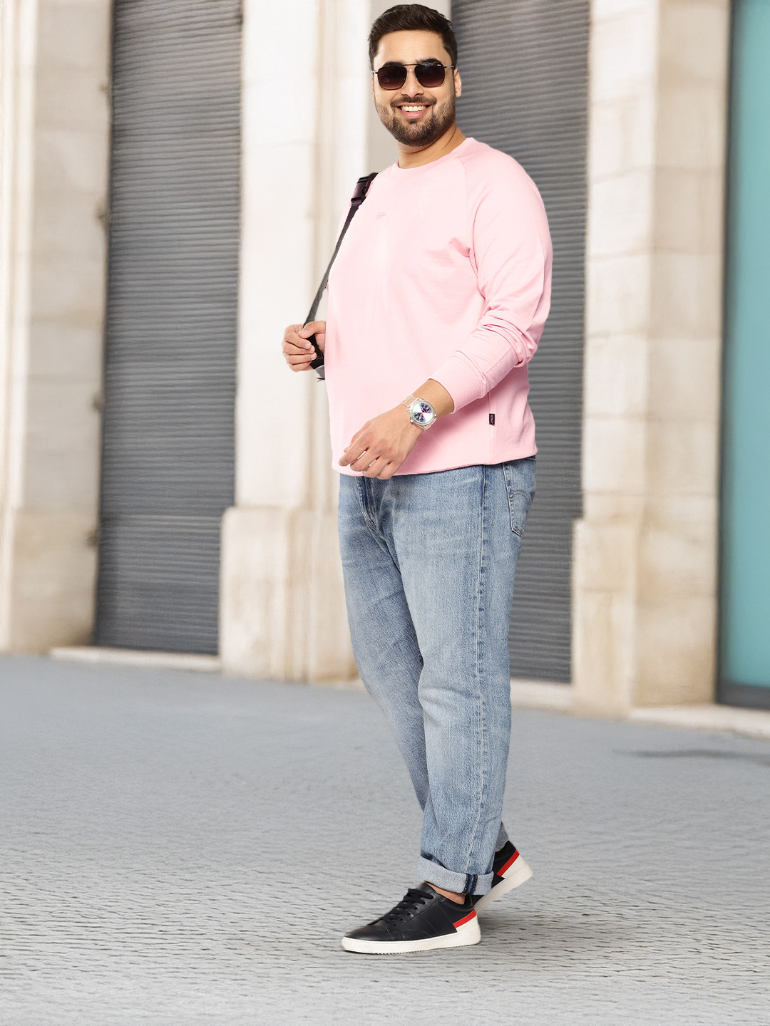 Sztori Plus Size Raglan Sleeves Sweatshirt