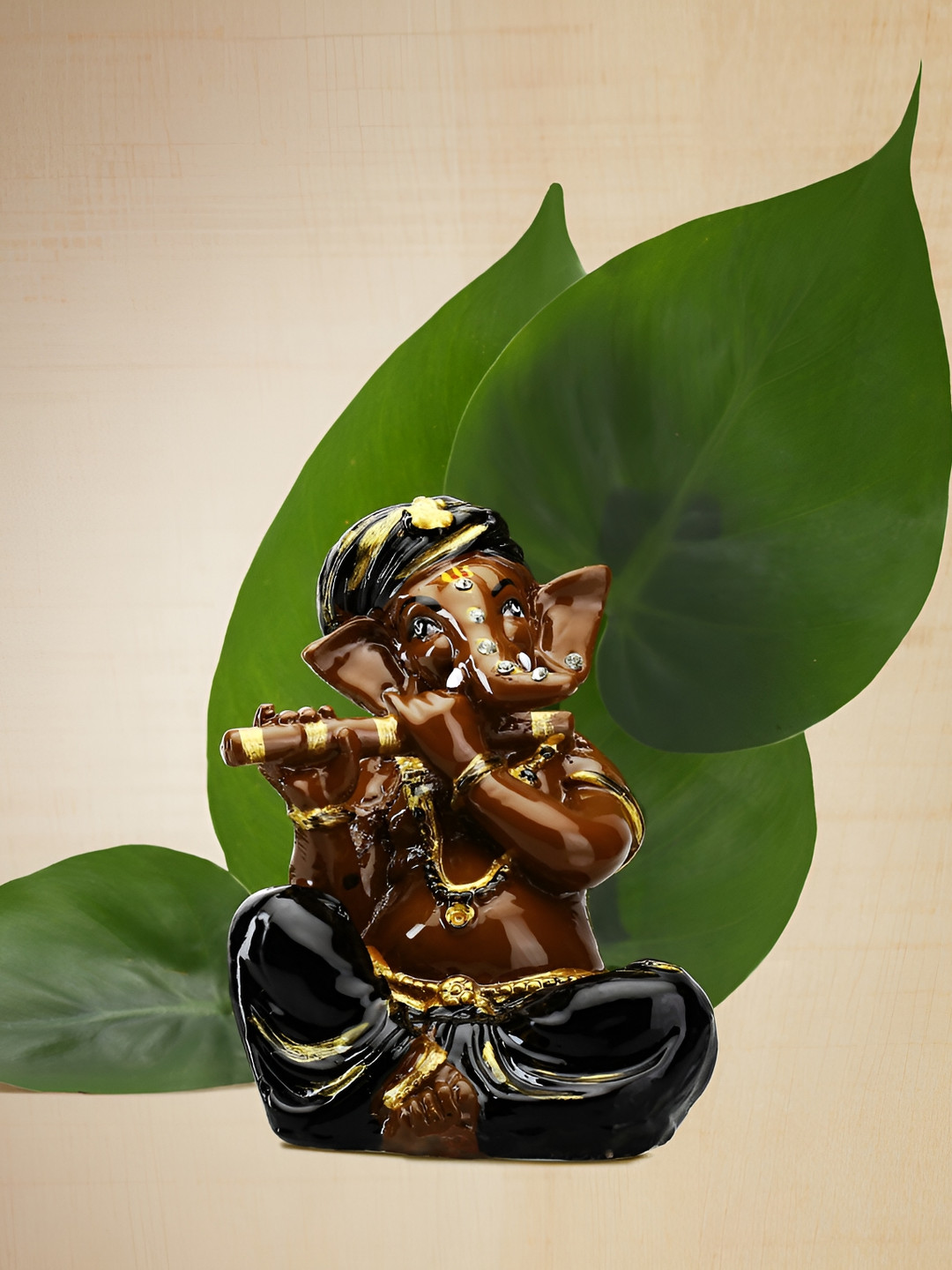 GW CREATIONS Ganesha Figurine Showpiece
