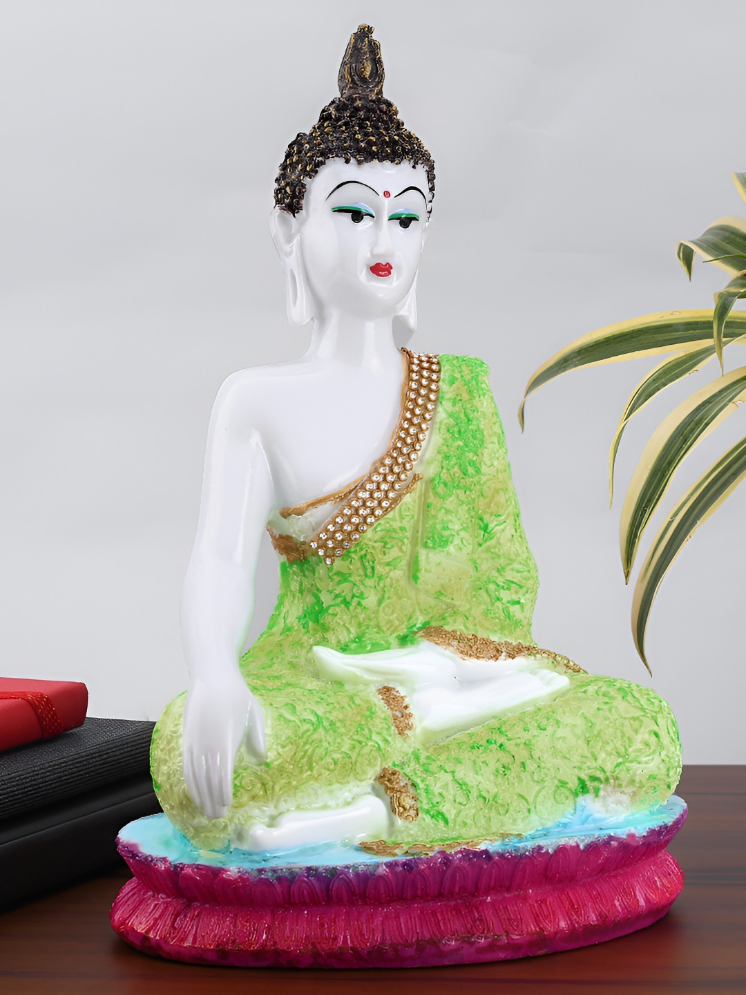 GW CREATIONS Sea Green Figurine Showpiece