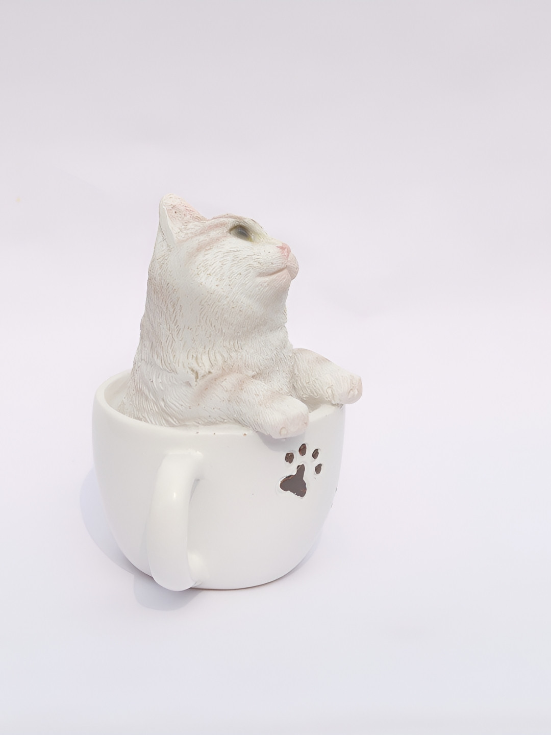 GW CREATIONS Multicoloured Figurine Smile Cat Showpiece