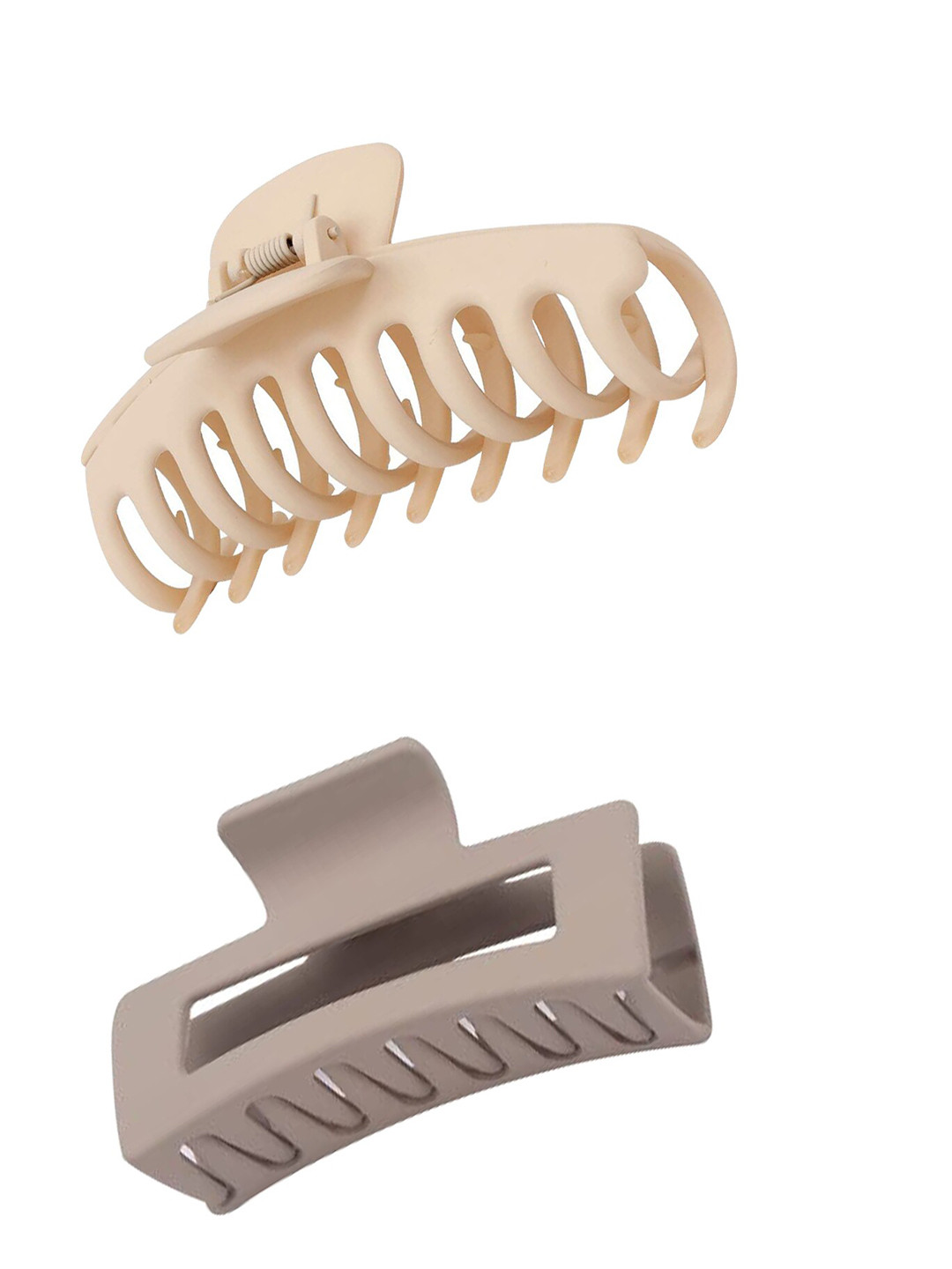 Xivir Women Set of 2 Rectangle & Infinity Claw Clips