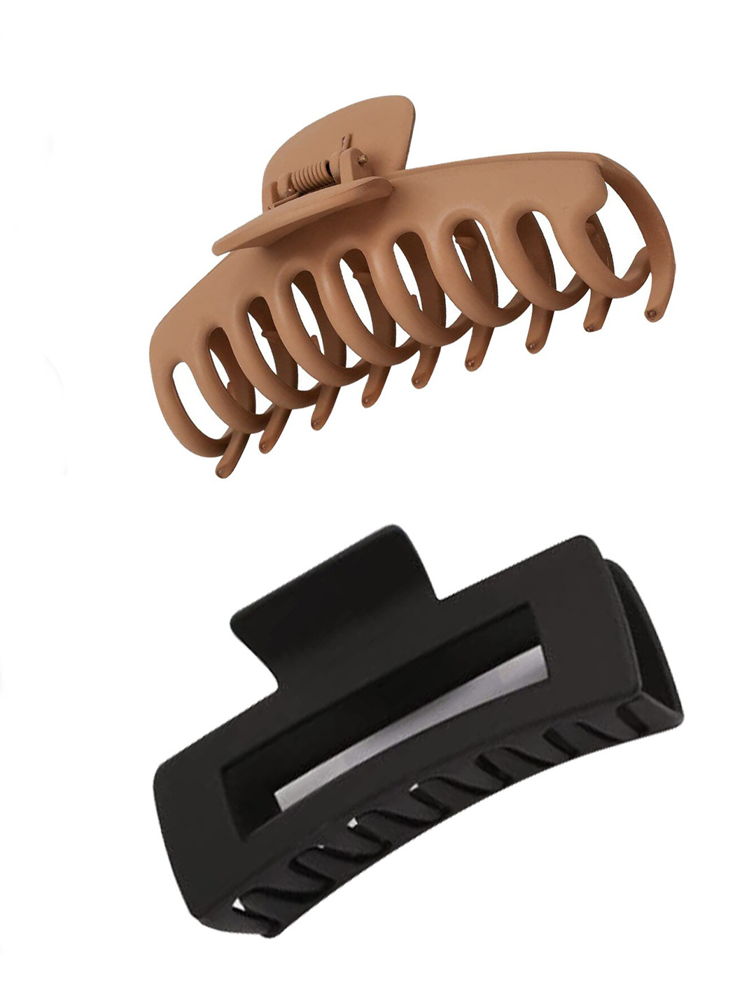 Xivir Women Set of 2 Rectangle & Infinity Claw Clips