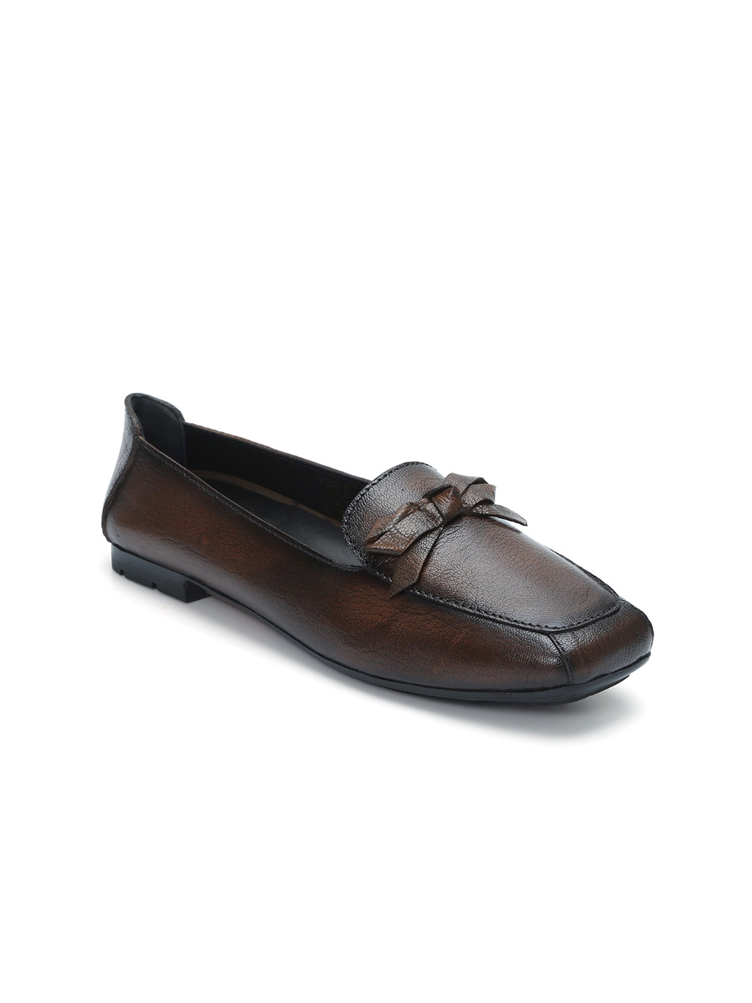 Zoom Shoes Women Bow Detail Lightweight Comfort Insole Leather Loafers