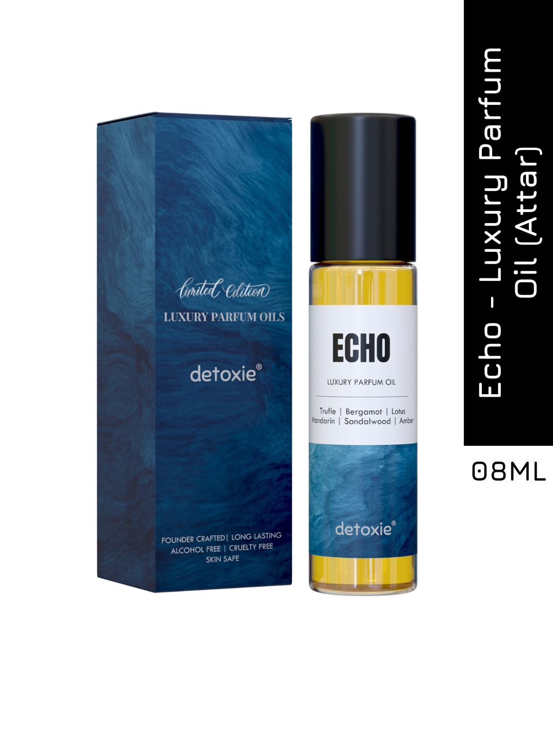 Detoxie Echo Long Lasting Luxury Parfum Oil - 8ml