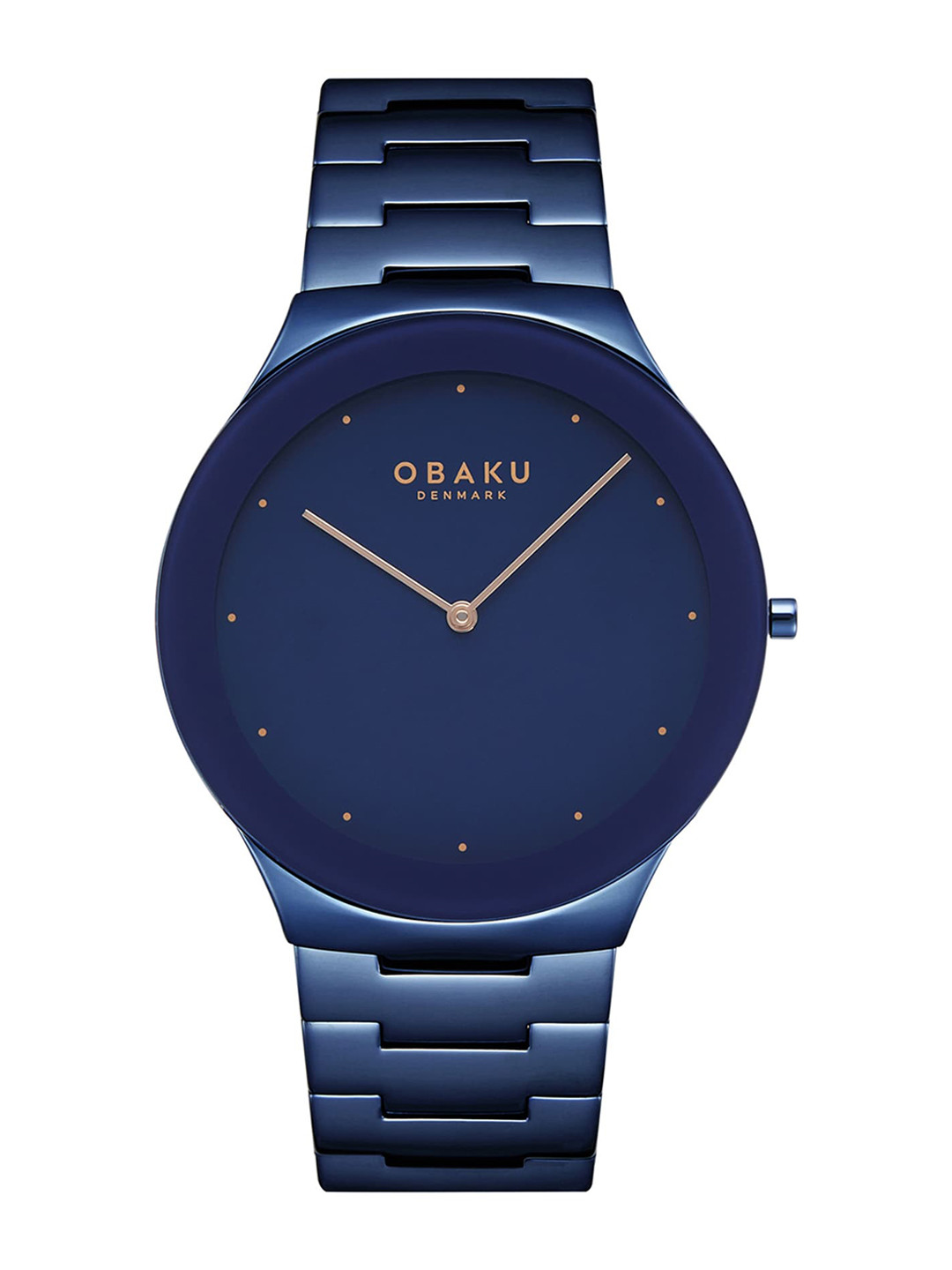 Obaku Spejl Men Stainless Steel Bracelet Style Straps Analogue Watch V290GXLLSL