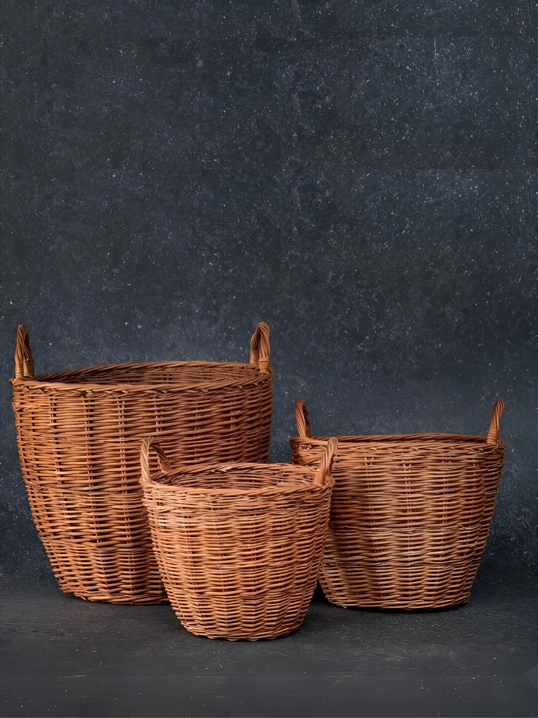 Peepul Tree Brown Woven Design Indoor Planter