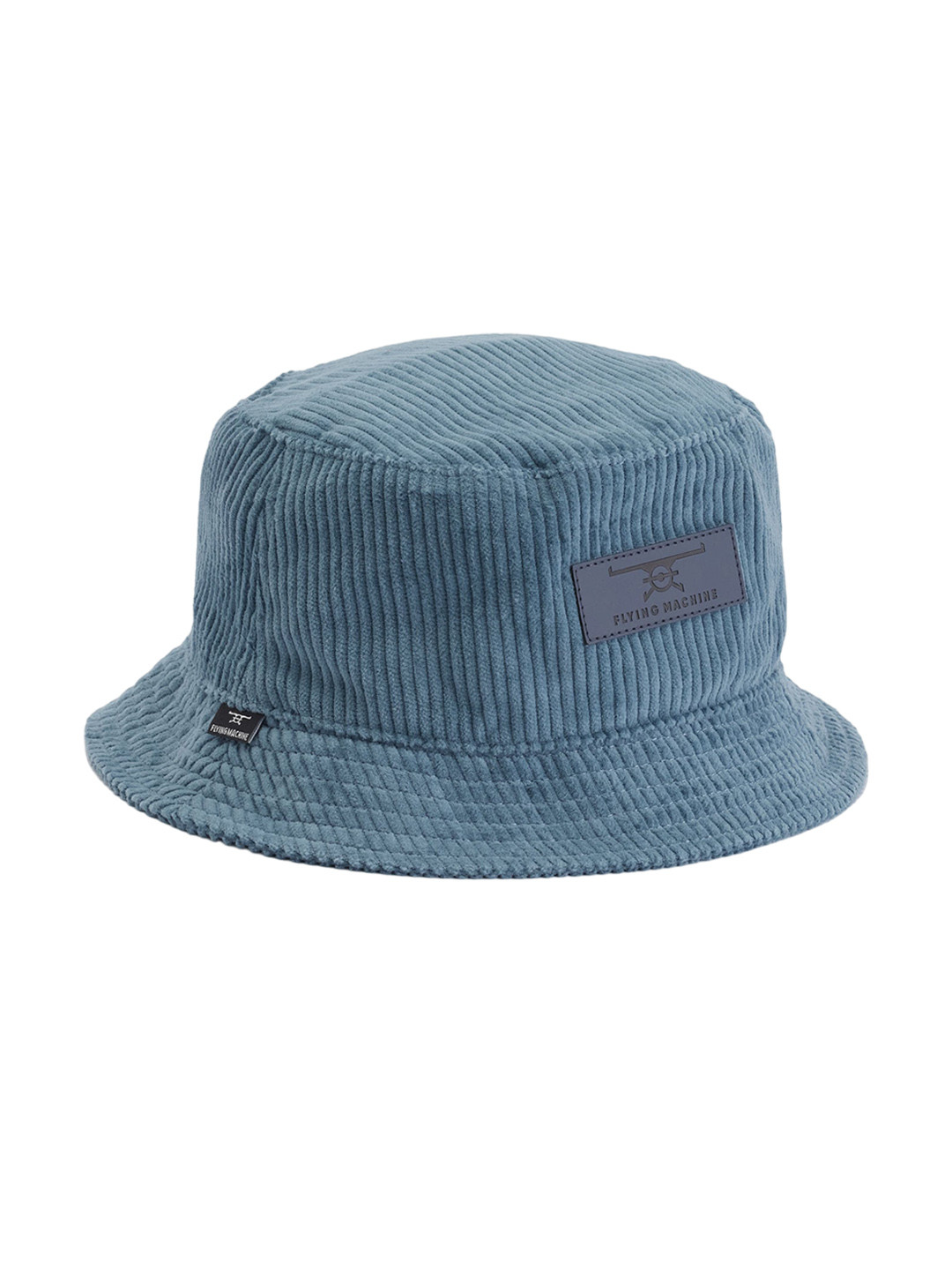 Flying Machine Men Blue Self Design Bucket Hat
