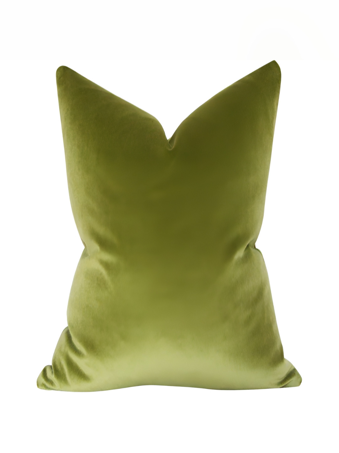 THROWPILLOW Olive Velvet Washable Rectangle Cushion Cover -24x24In