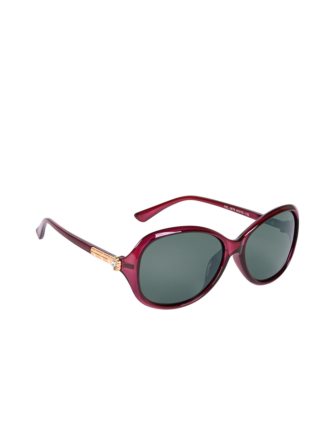 NuVew Women Oval Sunglasses With Polarised & UV Protected Lens 15489