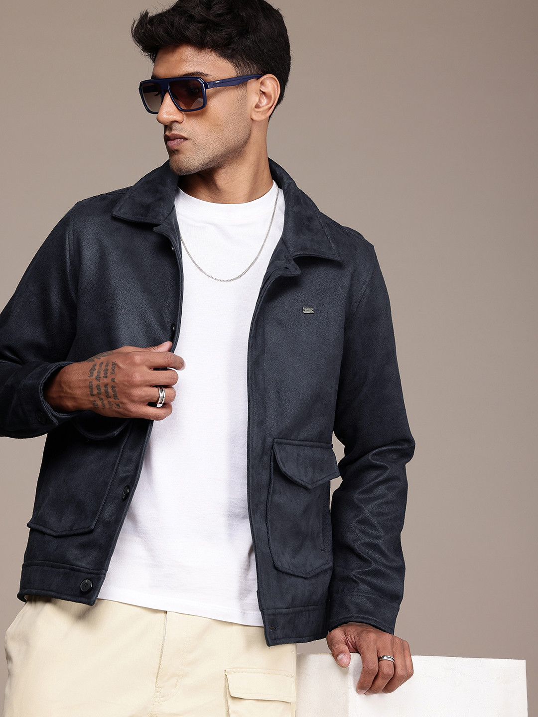 The Roadster Life Co. Cuban Collar Tailored Jacket
