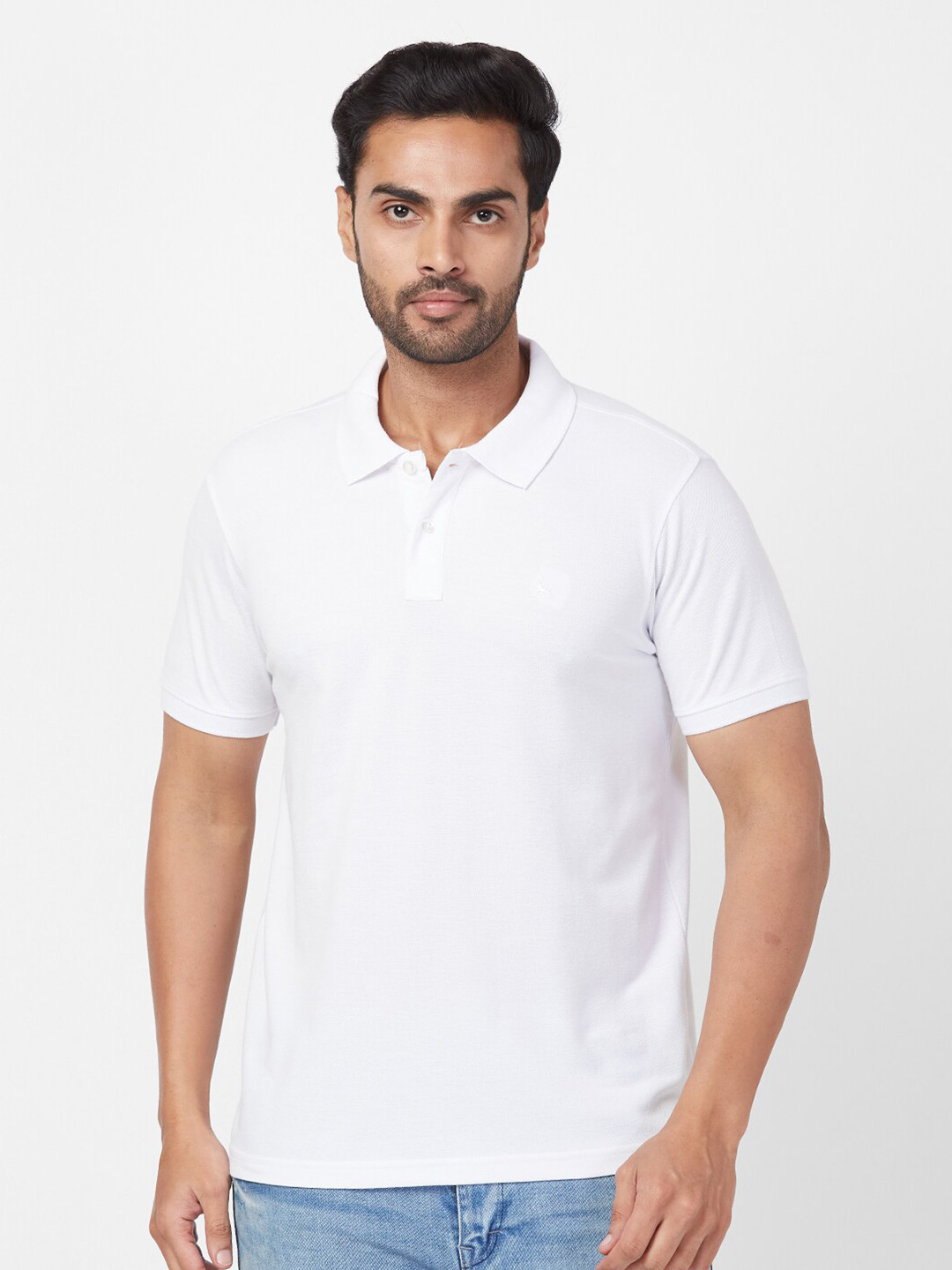 Parx Polo Collar Short Sleeves Knitted T-shirt
