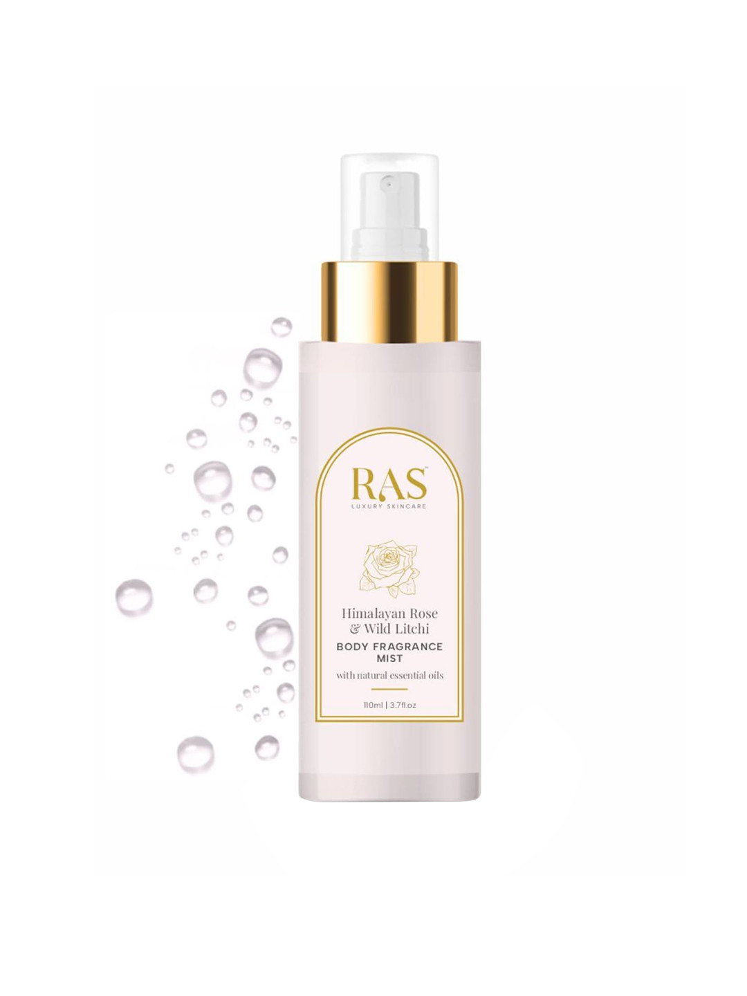 RAS LUXURY OILS Himalayan Rose & Wild Litchi Body Fragrance Mist - 110ml