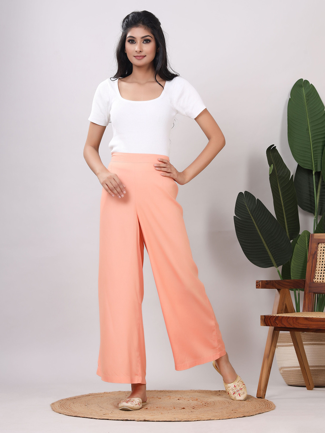 VASVI Women Wide Leg Palazzos