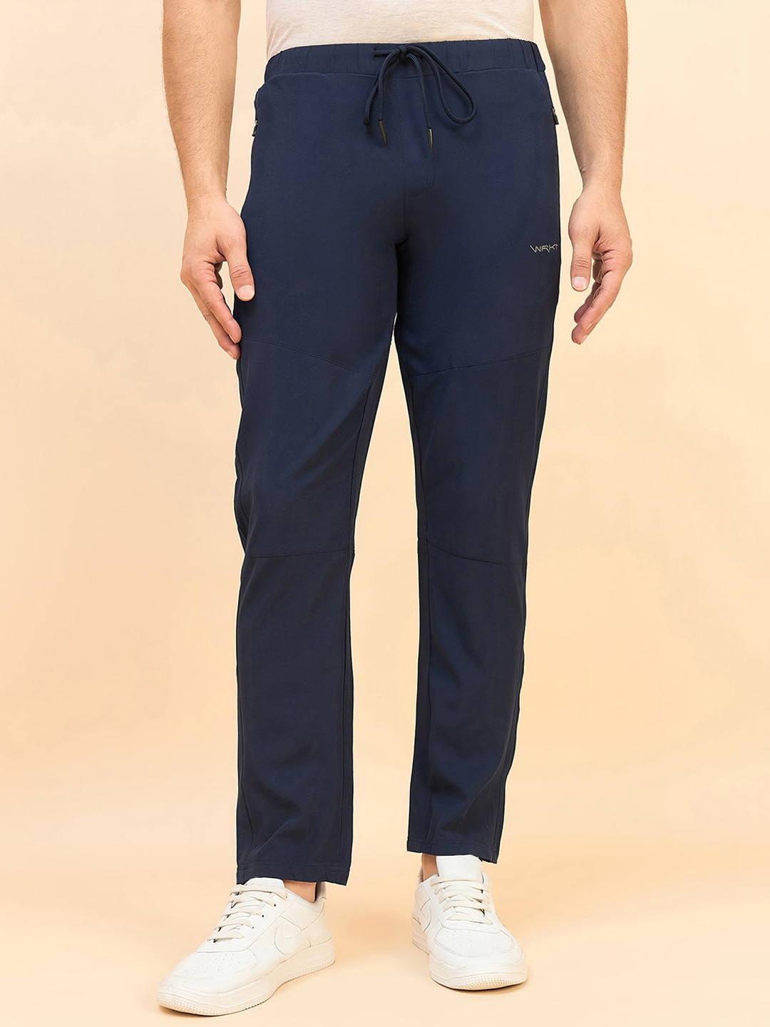 Sweet Dreams Navy Blue Men Mid Rise Track Pants