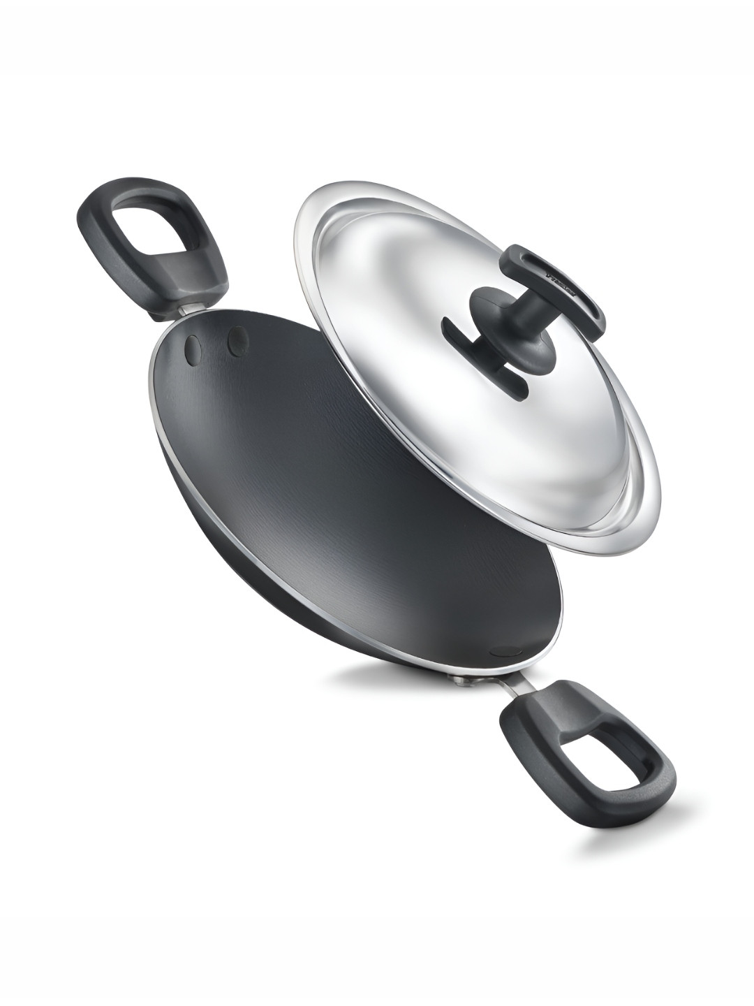 JUDGE By Prestige appachetty Black Aluminum Non-Stick Appam Patra 800 ml